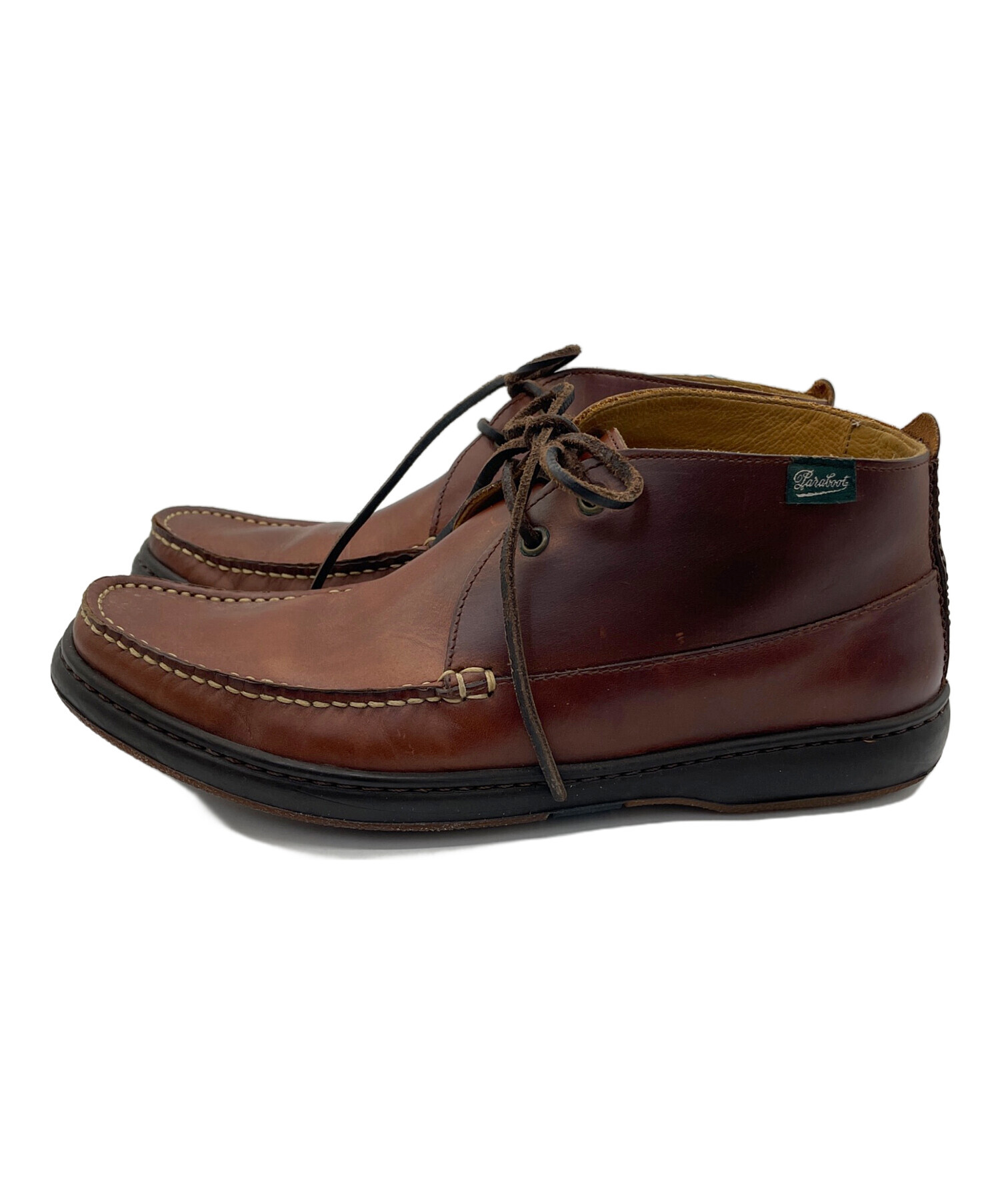 中古・古着通販PARABOOT (パラブーツ) チャッカーブーツ ブラウン