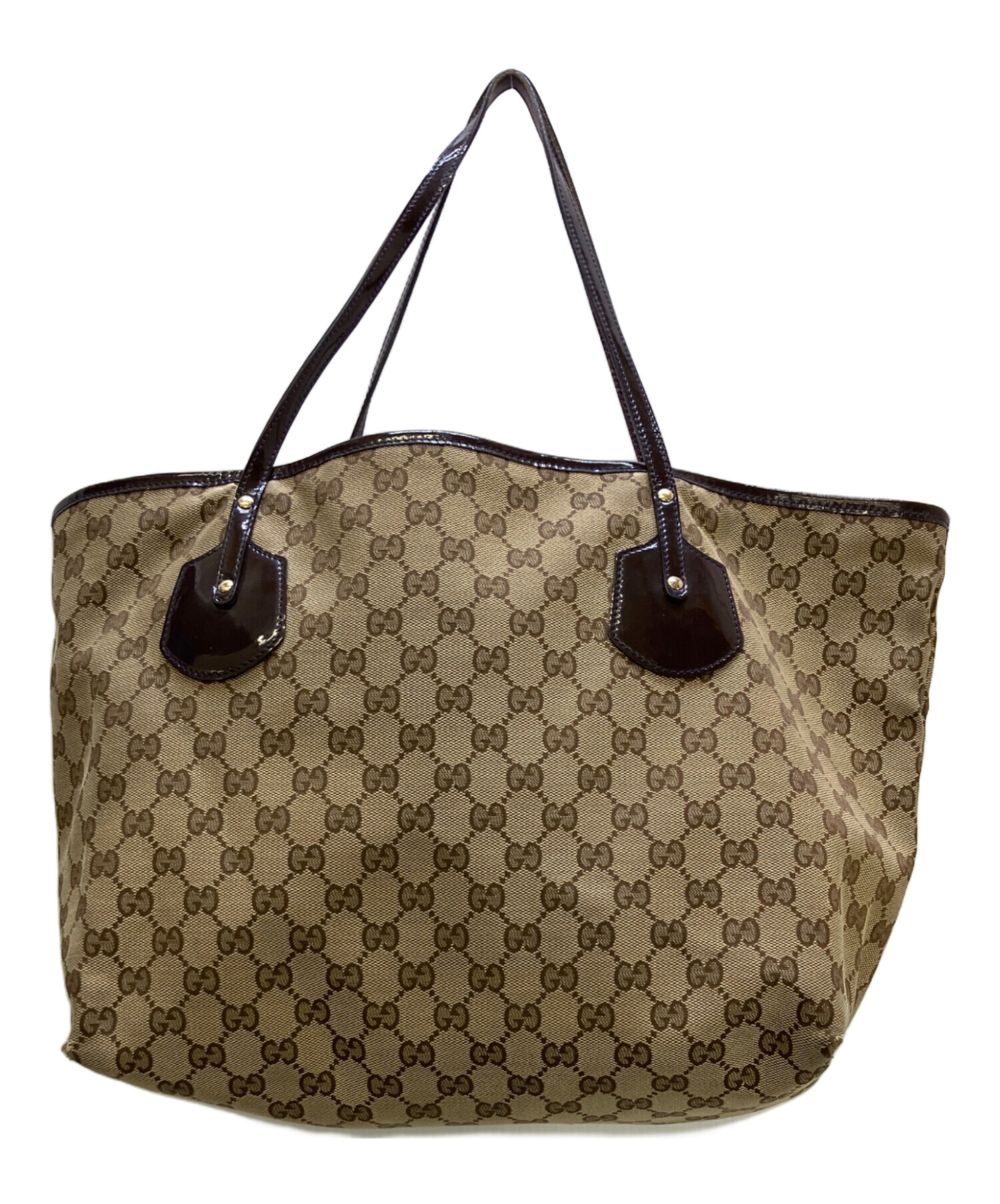 中古・古着通販】GUCCI (グッチ) トートバッグ GG ベージュ｜ブランド 