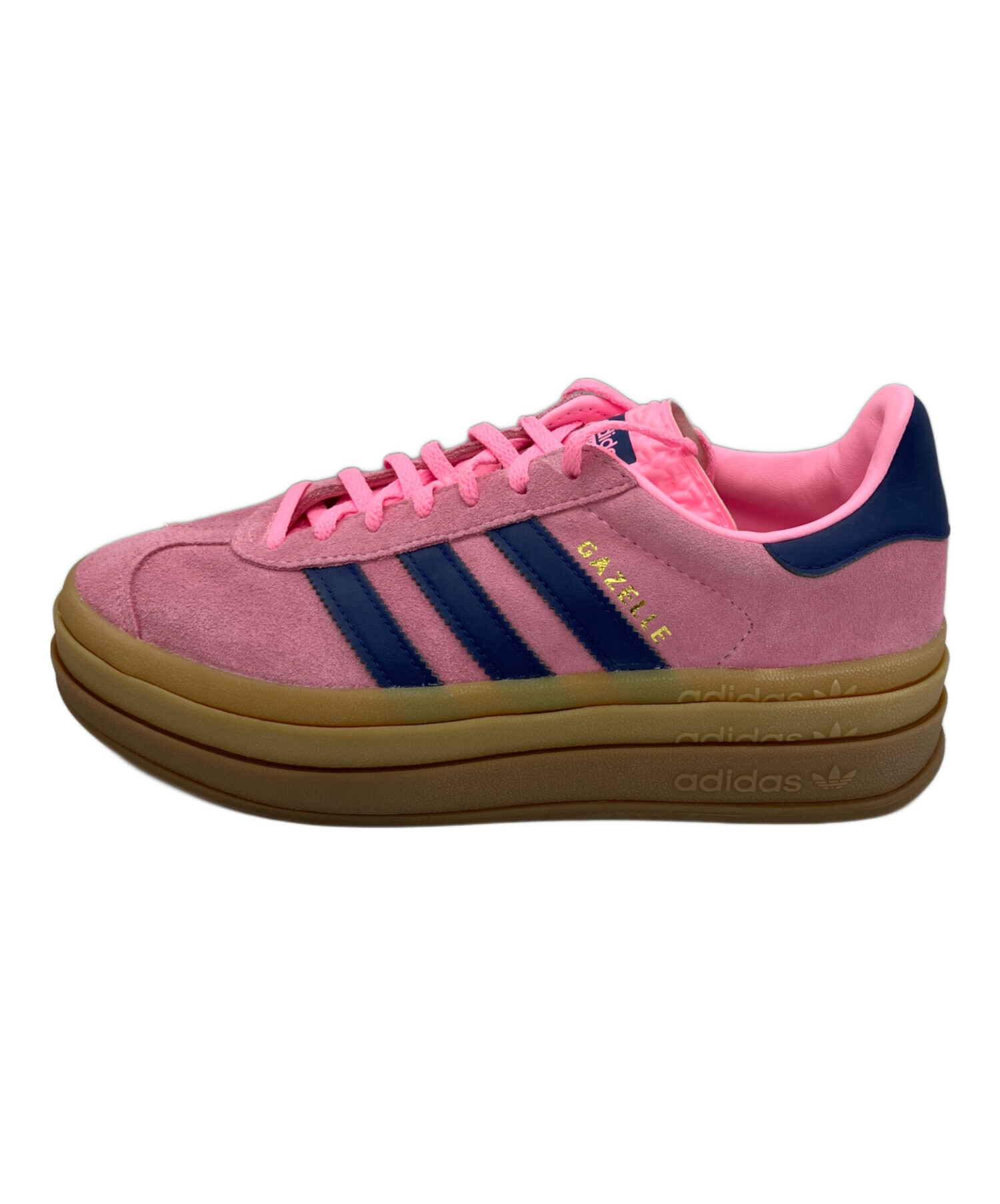 中古・古着通販】adidas (アディダス) スニーカー GAZELLE BOLD ピンク