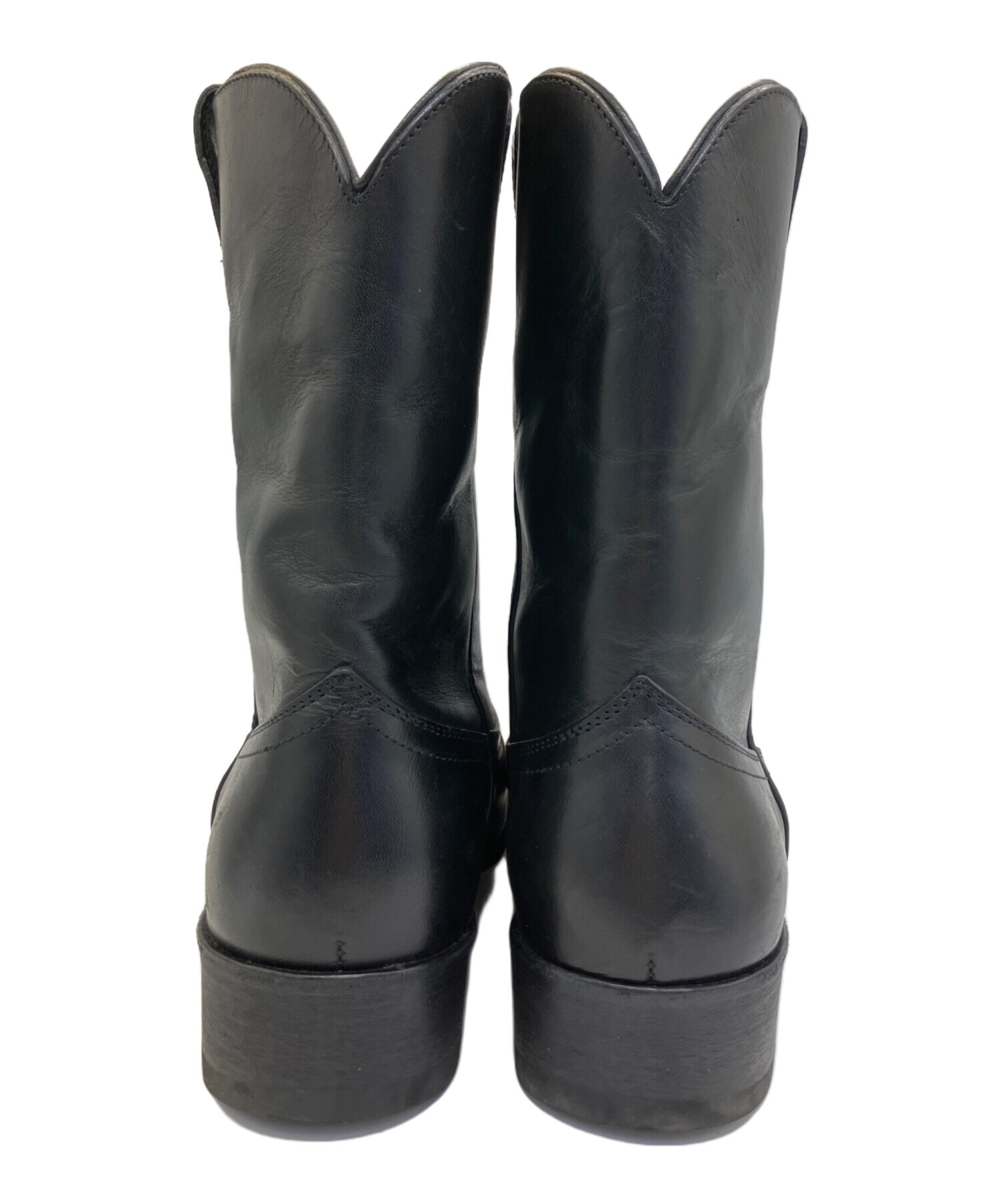 TOM FORD ブラックブーツ　サイズ8 中古・古着通販】TOM FORD (トムフォード) ウェスタンブーツ ブラック