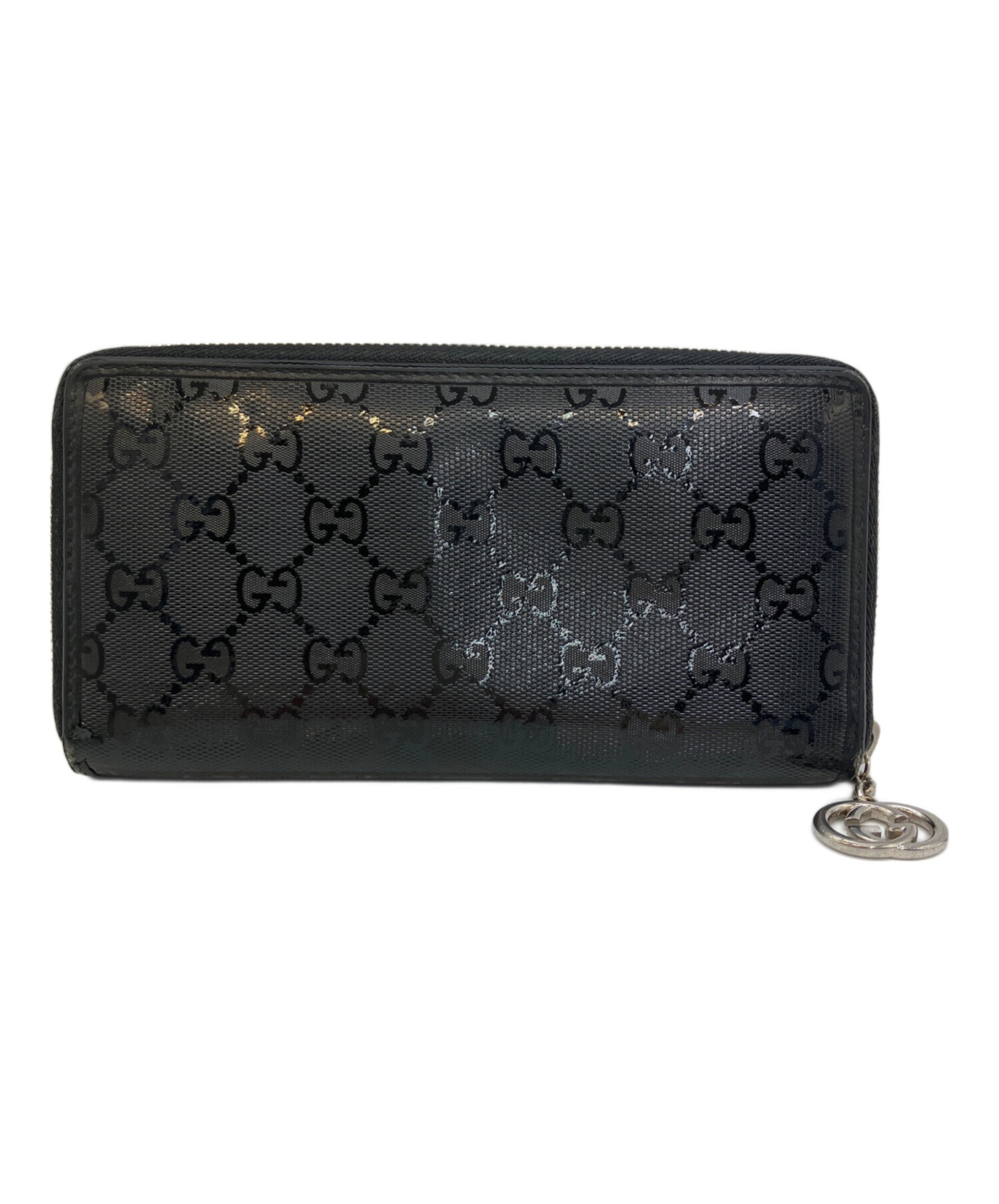 【倉吉店】 中古 GUCCI | グッチ 札入れ グッチシマ 長財布 二つ折り 449245 ブラック 【125】 GUCCI - 【倉吉店】 中古 GUCCI | グッチ 札入れ グッチシマ 長財布 二