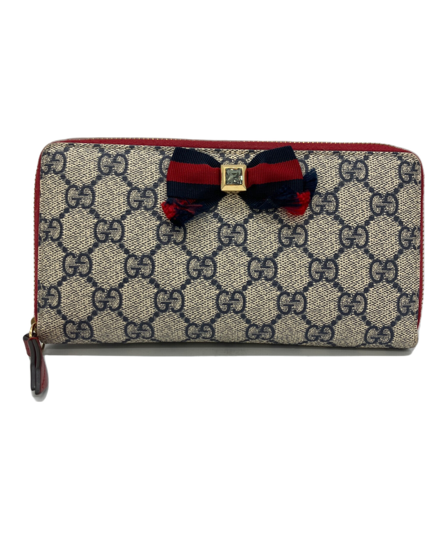 GUCCI長財布　レッド　新品未使用　正規品！ 中古・古着通販】GUCCI (グッチ) 長財布 レッド サイズ:表記なし