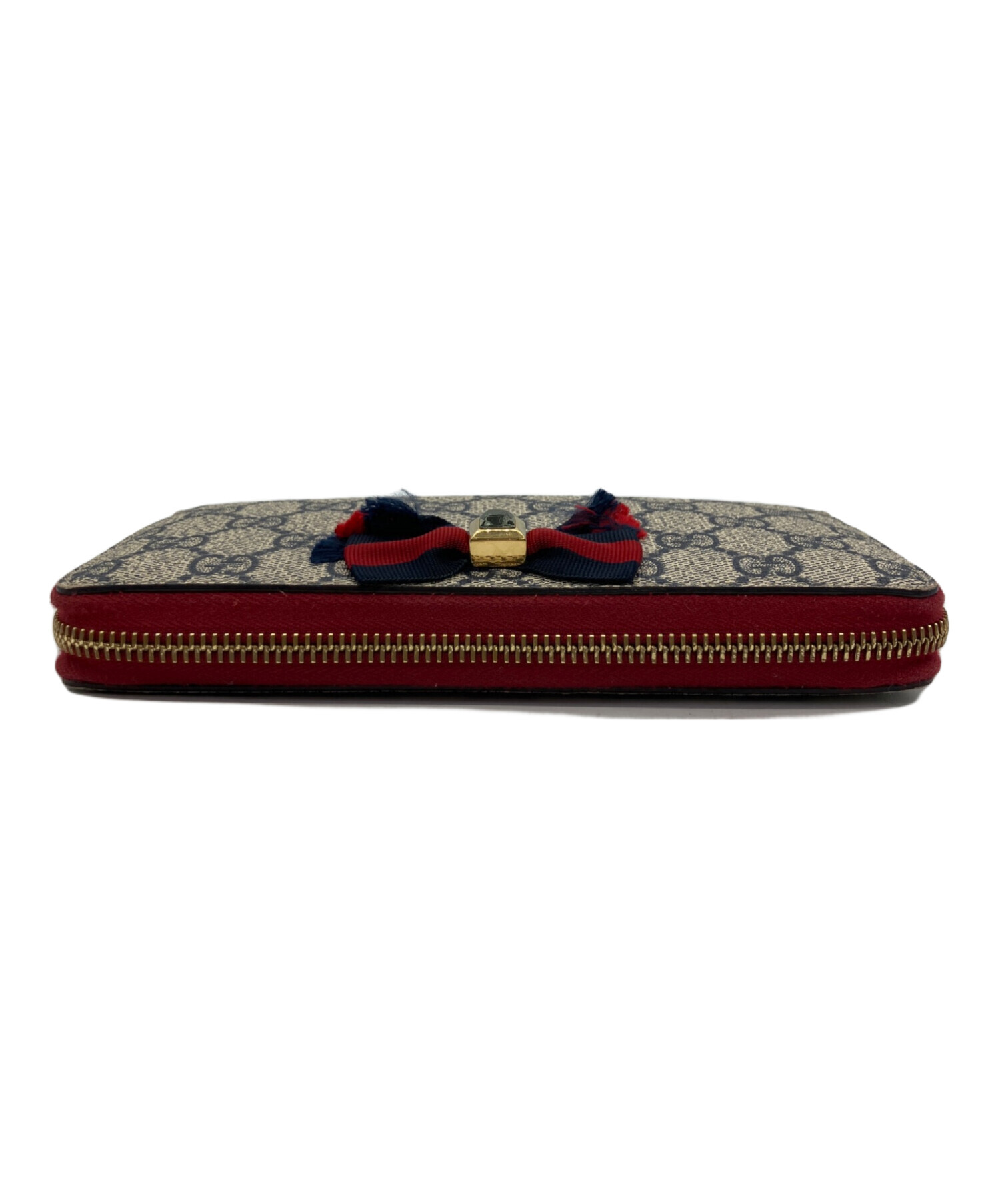 GUCCI長財布　レッド　新品未使用　正規品！ 中古・古着通販】GUCCI (グッチ) 長財布 レッド サイズ:表記なし