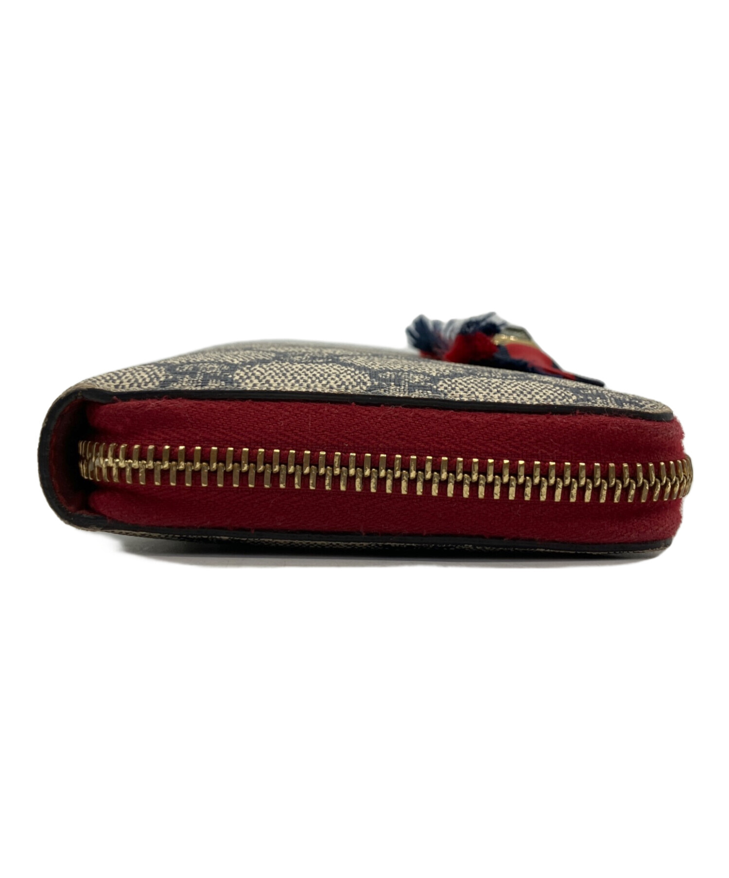 中古・古着通販】GUCCI (グッチ) 長財布 レッド｜ブランド・古着通販