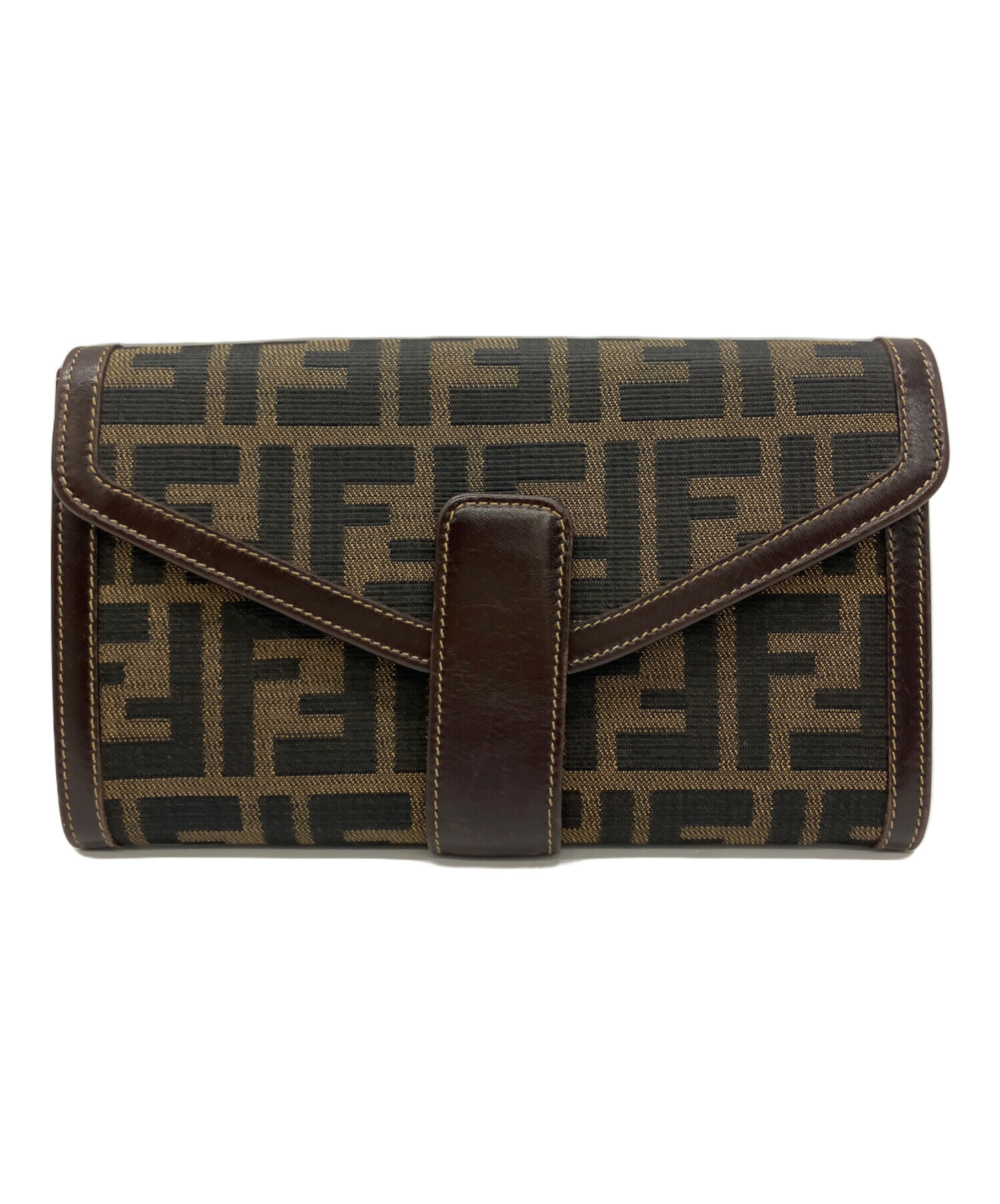中古・古着通販】FENDI (フェンディ) ロングウォレット ズッカ 中古・古着通販】FENDI (フェンディ) ロングウォレット ズッカ
