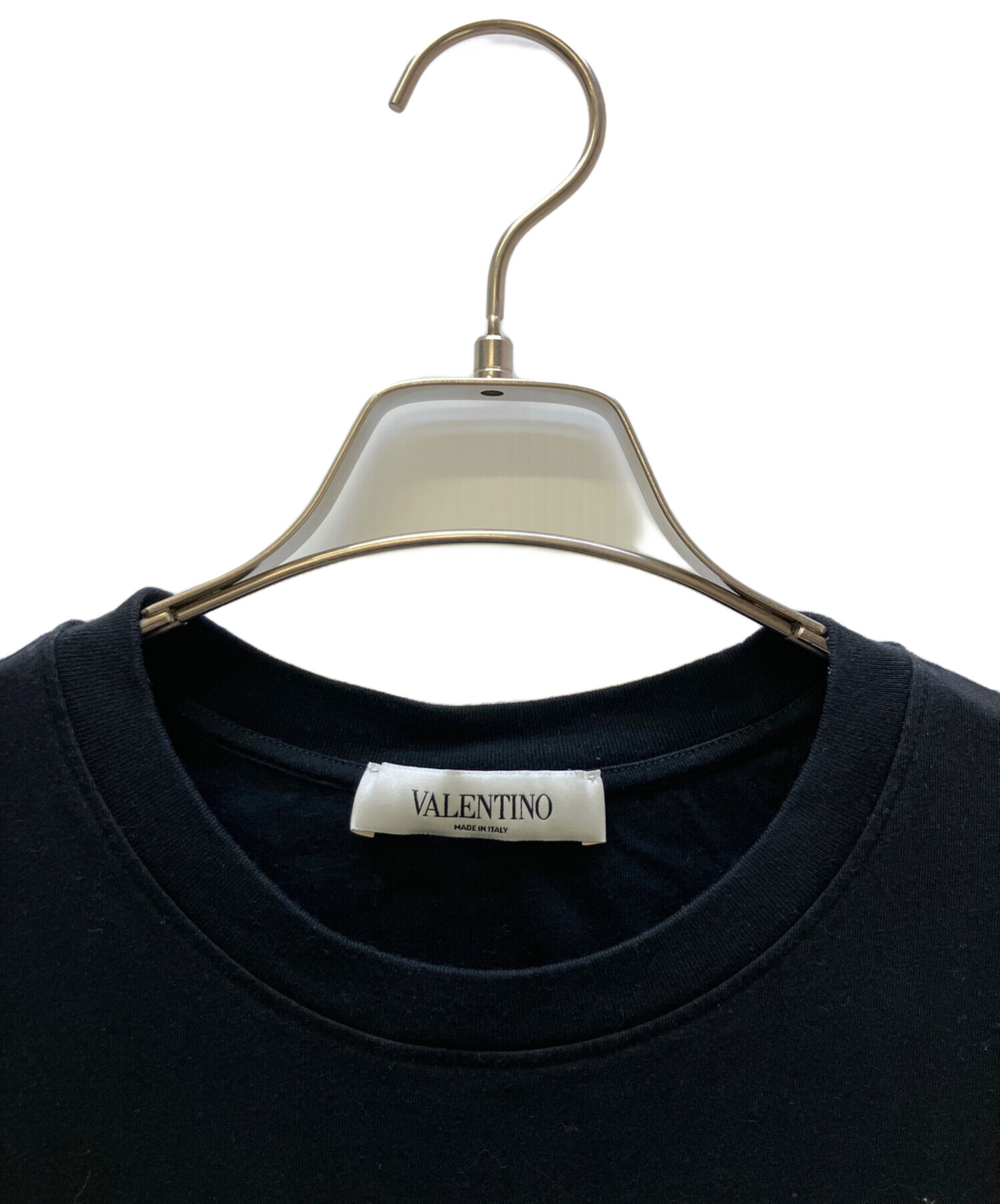 中古・古着通販】VALENTINO (ヴァレンティノ) 半袖カットソー ブラック