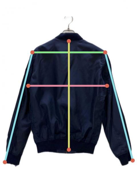 中古・古着通販】PRADA (プラダ) MA-1ジャケット ネイビー サイズ:44