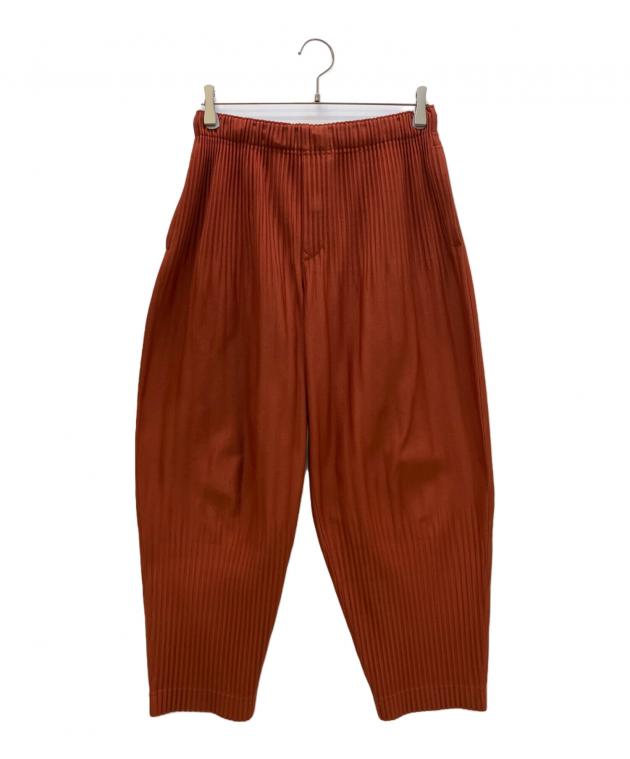 HOMME PLISSÉ ISSEY MIYAKE 赤 プリーツパンツ　中古 中古・古着通販】HOMME PLISSE ISSEY MIYAKE (オム プリッセ イッセイ