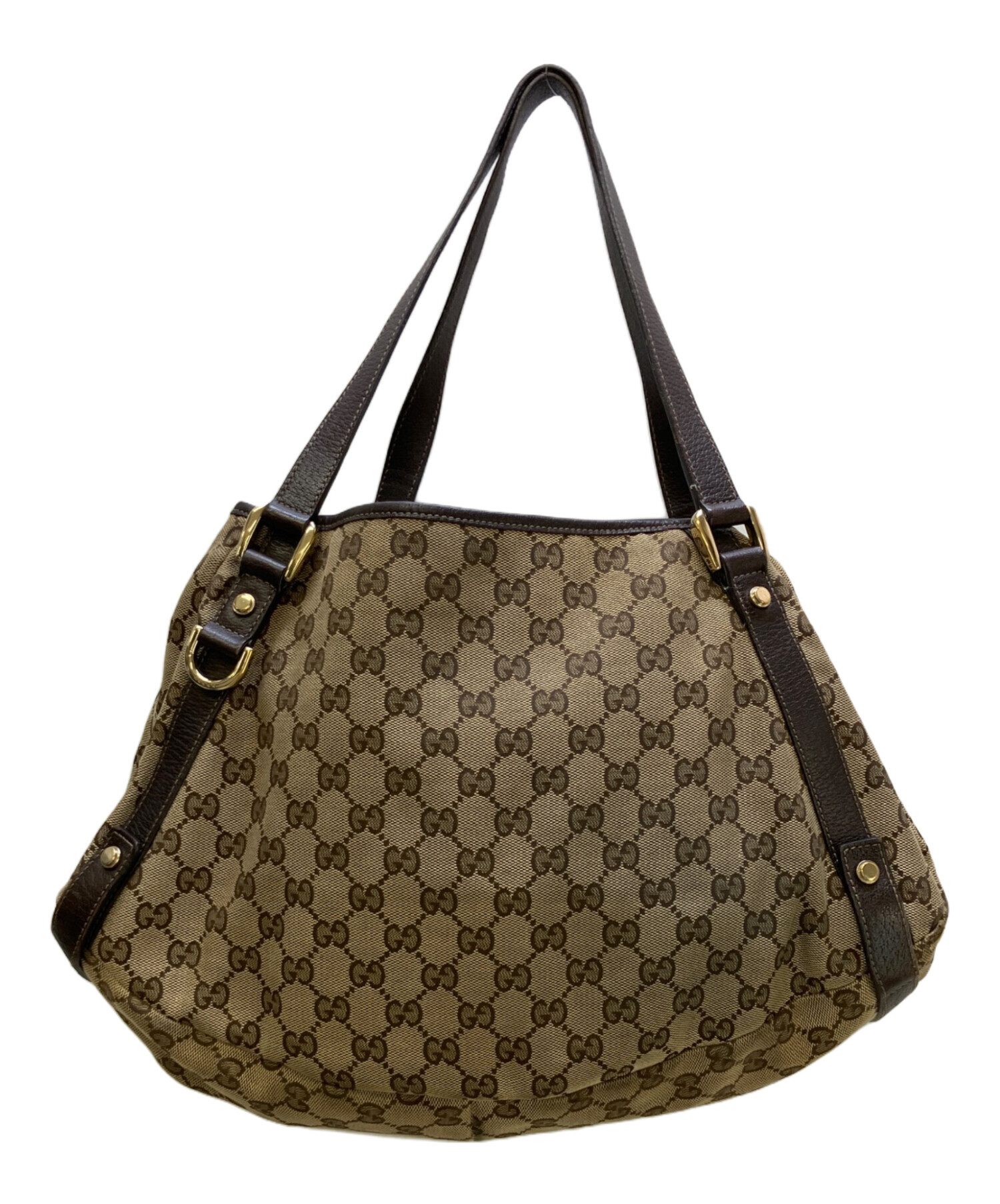 中古・古着通販】GUCCI (グッチ) トートバッグ GG ブラウン｜ブランド