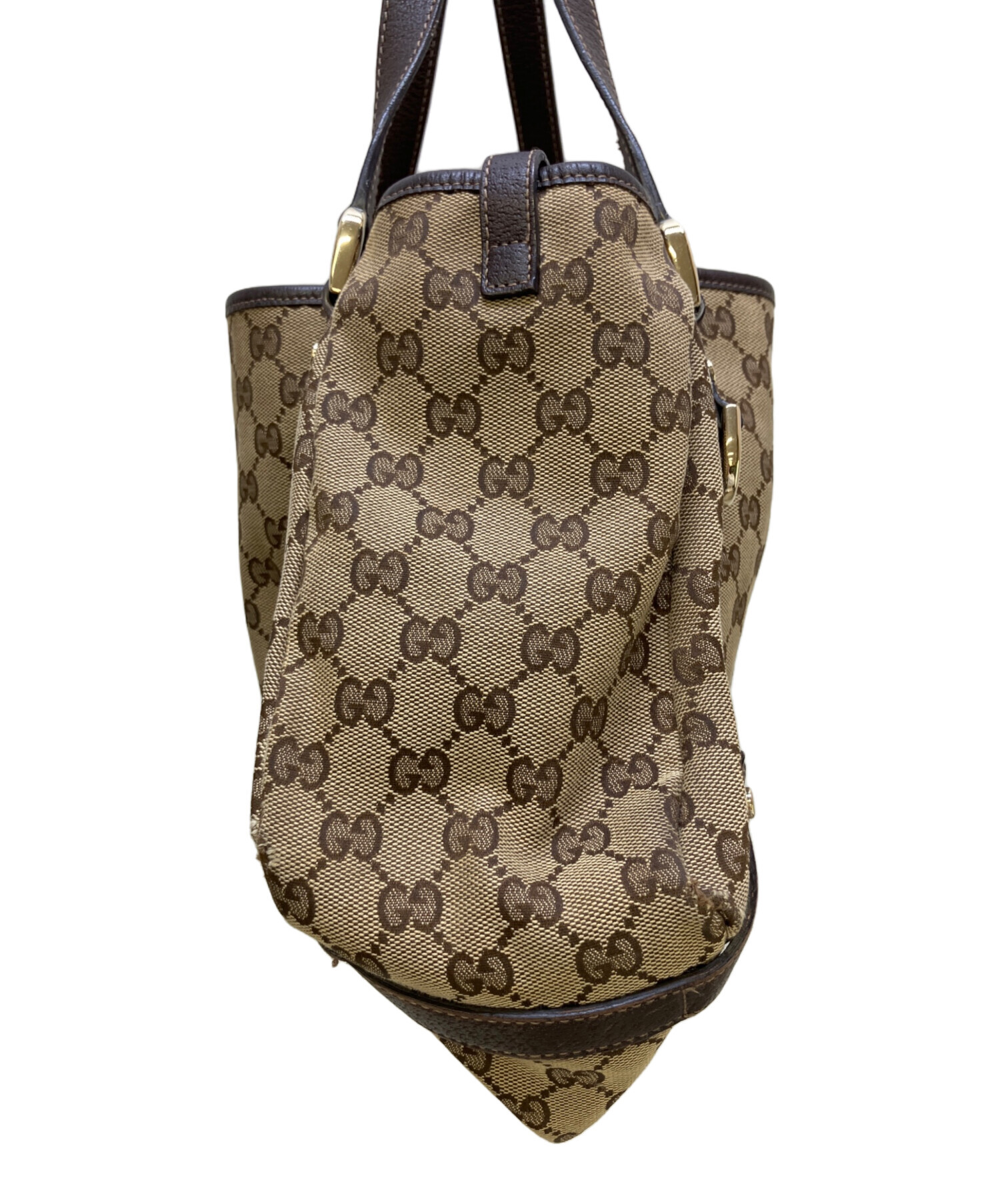 中古・古着通販】GUCCI (グッチ) トートバッグ GG ブラウン｜ブランド