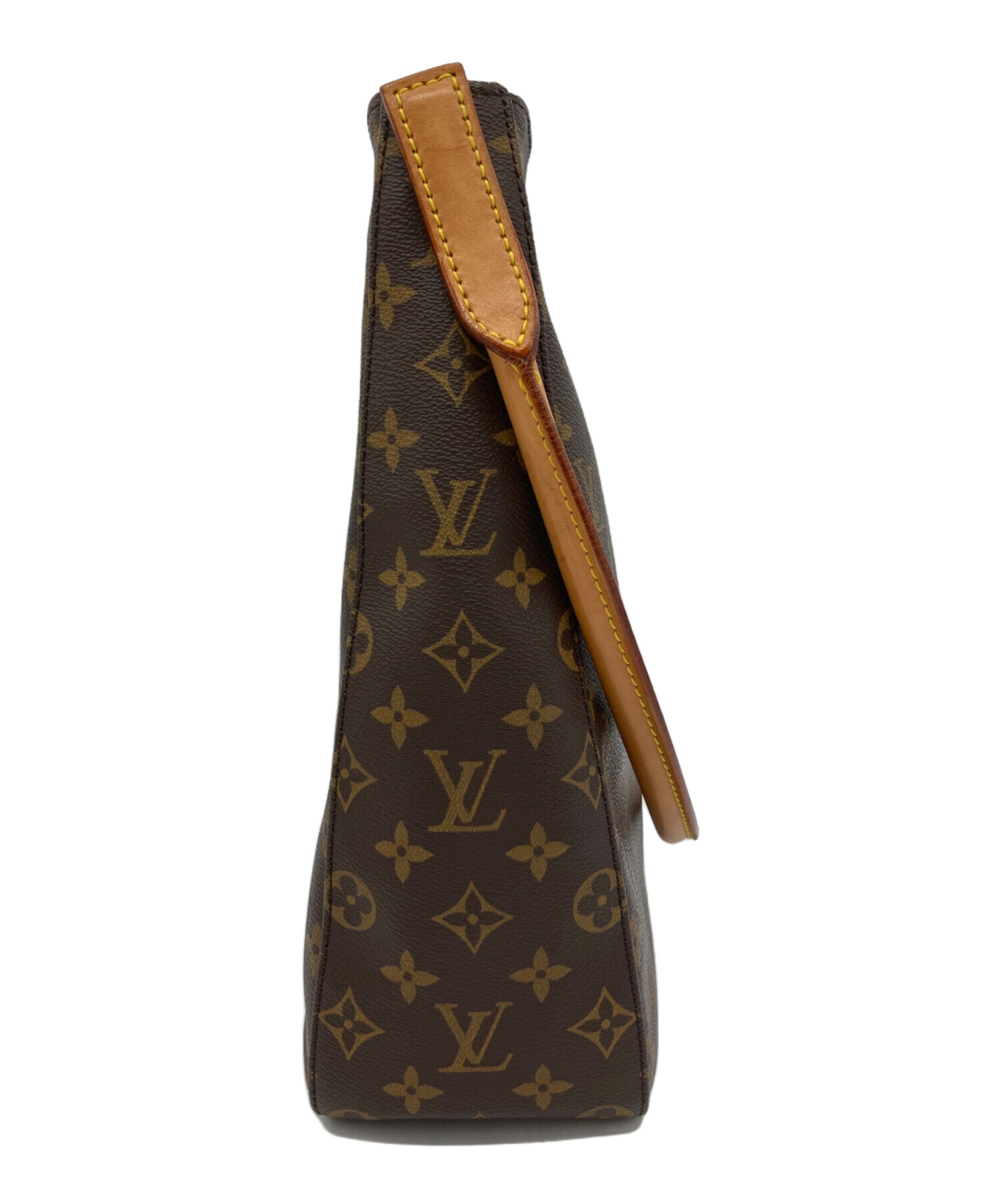 本物 ルイヴィトン LOUIS VUITTON LV ルーピング GM モノグラム ショルダーバッグ ブラウン M51145 Looping ビトン バッグ 中古 中古・古着通販】LOUIS VUITTON (ルイ ヴィトン) ショルダーバッグ