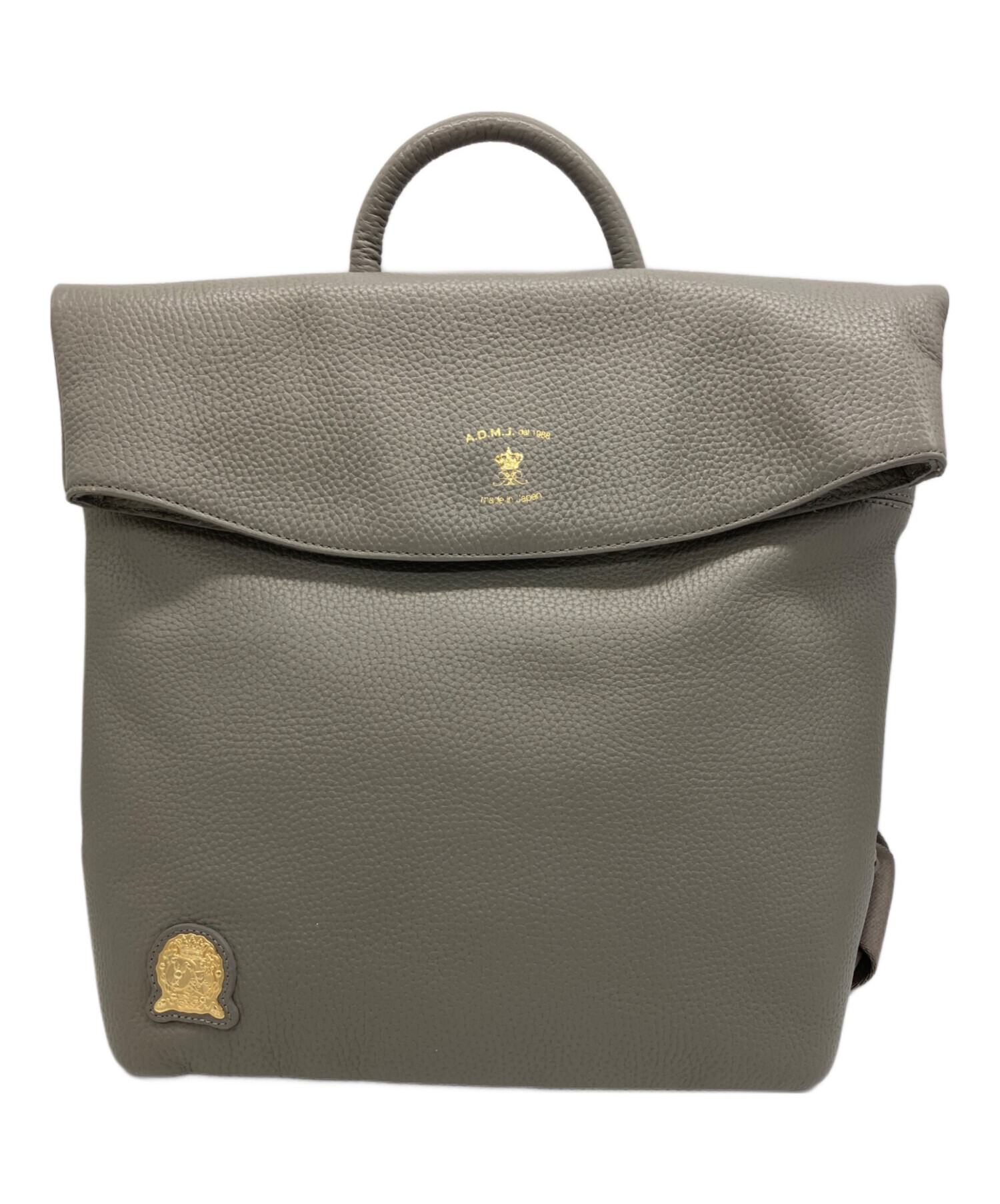 A.D.M.J エーディーエムジェイ ショルダーバッグ  グレー 【古着】【中古】【送料無料】 中古・古着通販】A.D.M.J. (エーディーエムジェイ) クリスタルクロス