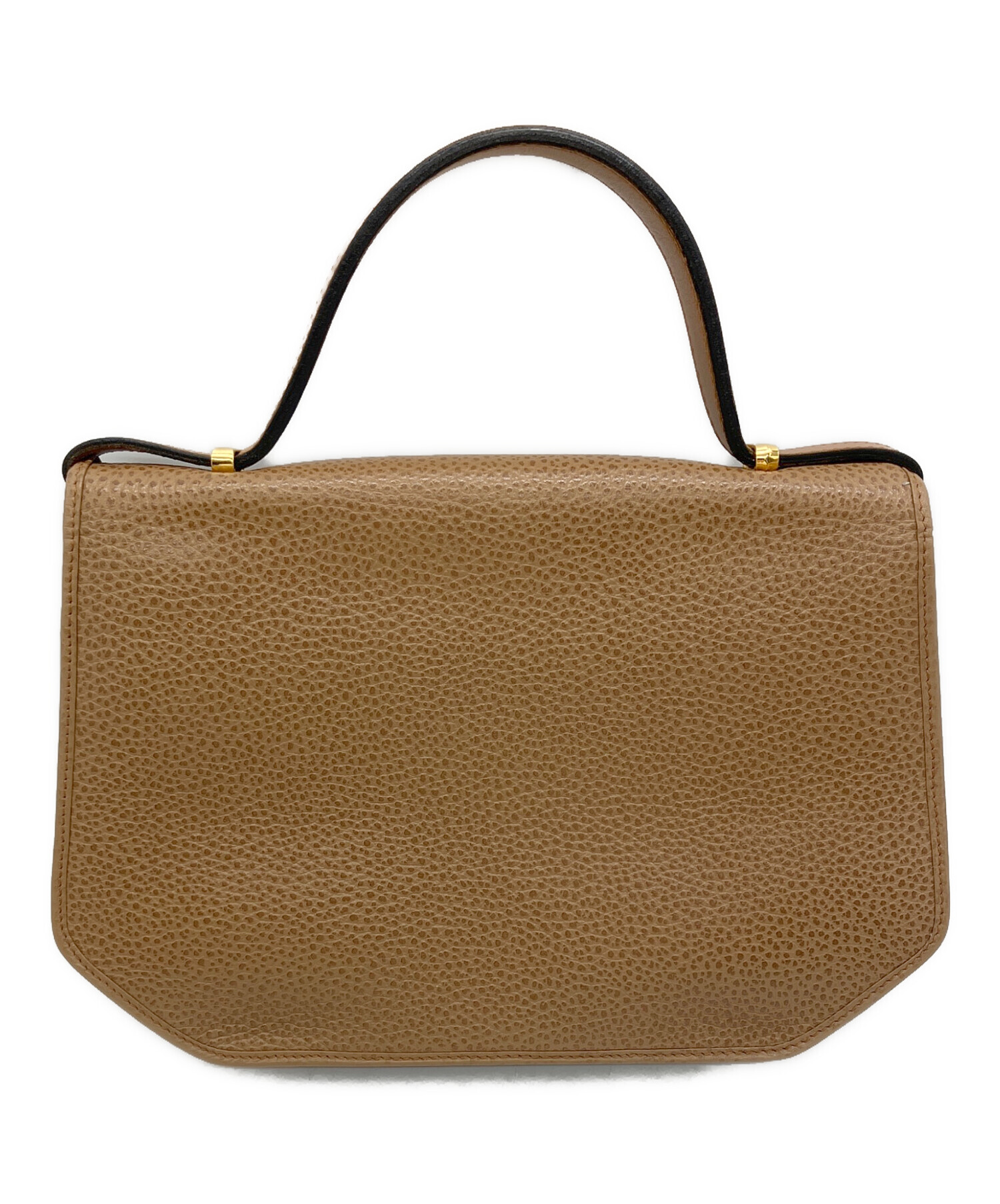 正規品 Dior ブラウン ハンドバッグ 中型 ロック付き 中古・古着通販】Christian Dior (クリスチャン ディオール) フラップ