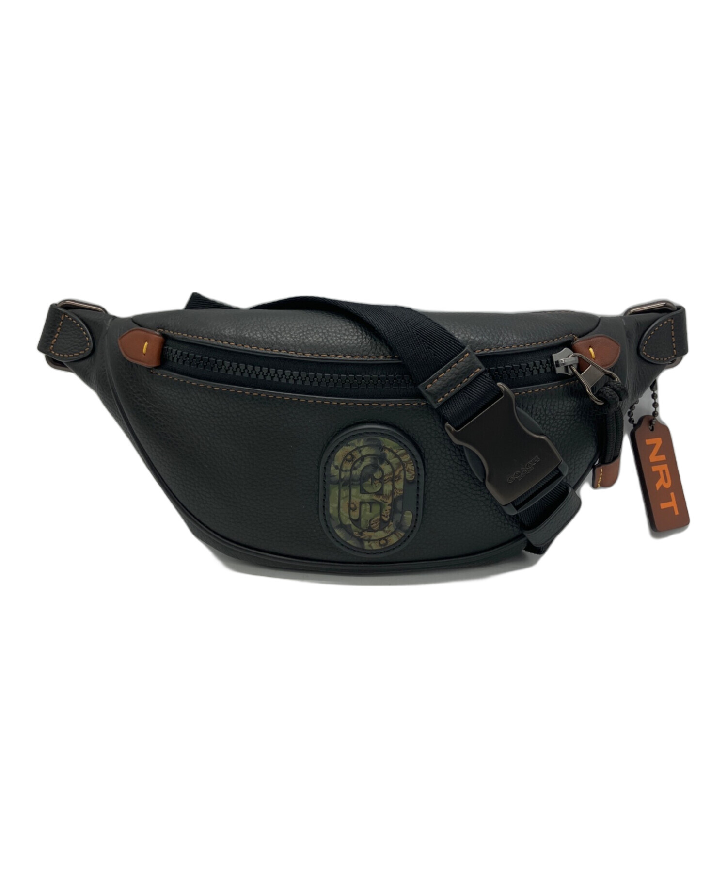 40【未使用級】COACH ボディバッグ 中古・古着通販】COACH (コーチ) ウエストバッグ ブラック｜ブランド
