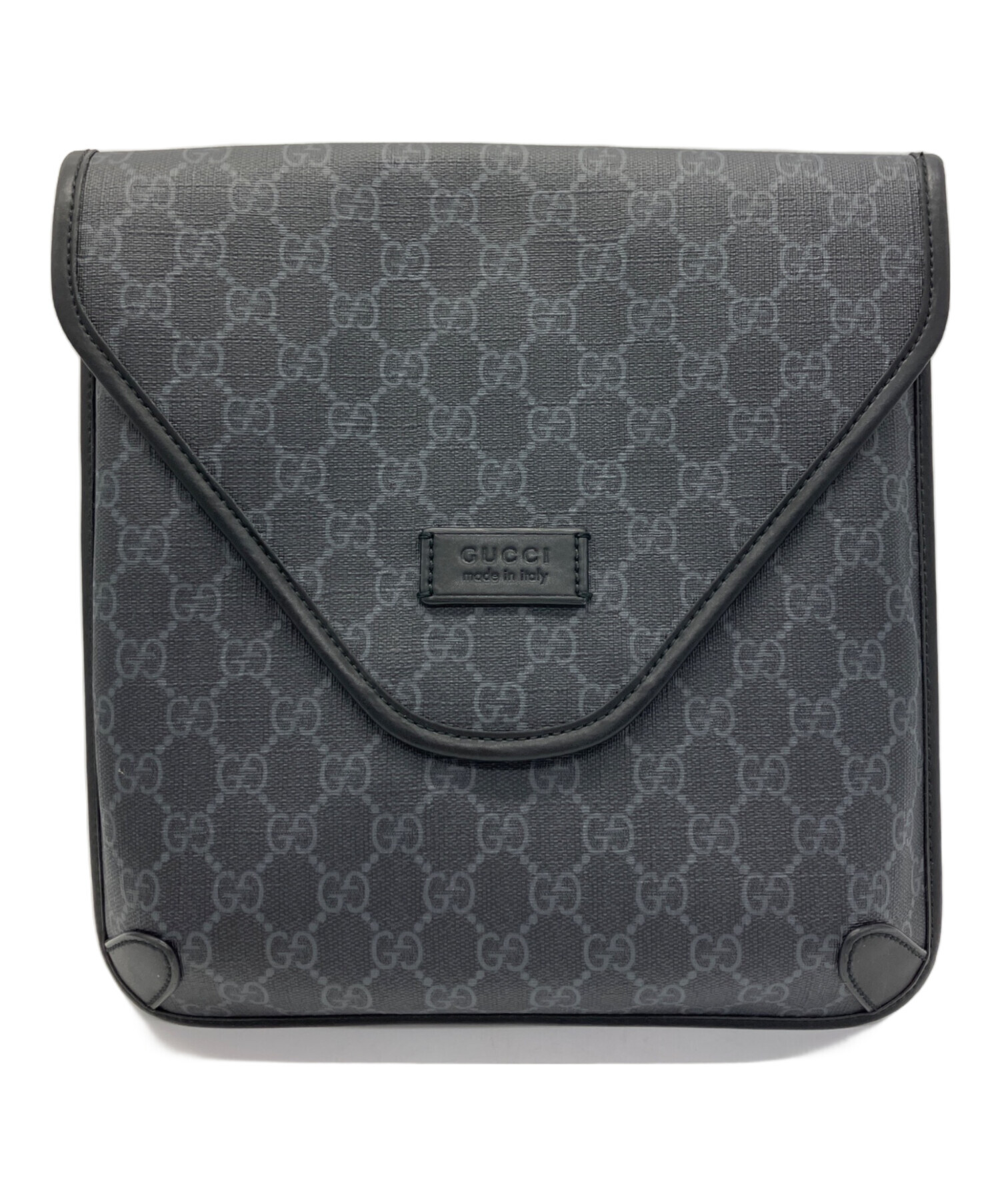 Gucci メッセンジャーバッグ 黒中古品 中古・古着通販】GUCCI (グッチ) メッセンジャーバッグ GGスプリーム