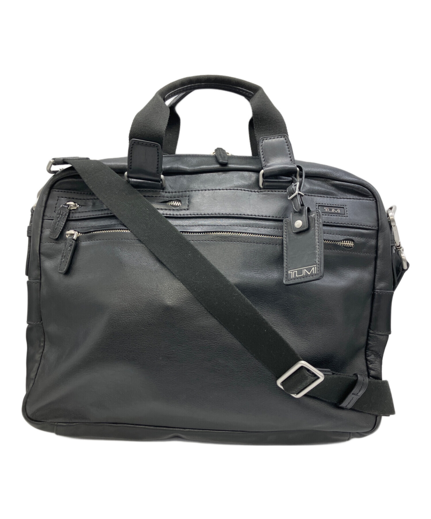 【極美未使用品✨】 TUMI レザー ブリーフケース 2415D2E タグ付 中古・古着通販】TUMI (トゥミ) ブリーフケース Laredo Slim Brief