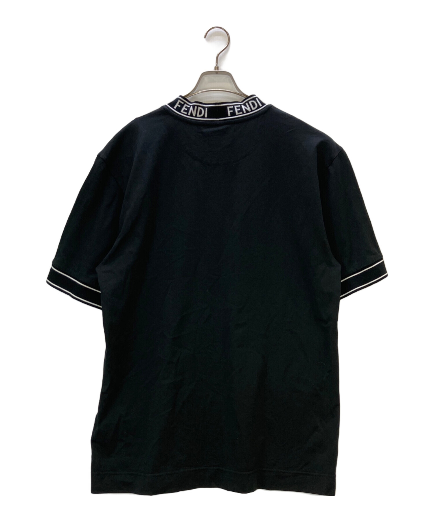 中古・古着通販】FENDI (フェンディ) 半袖カットソー 20AW ブラック