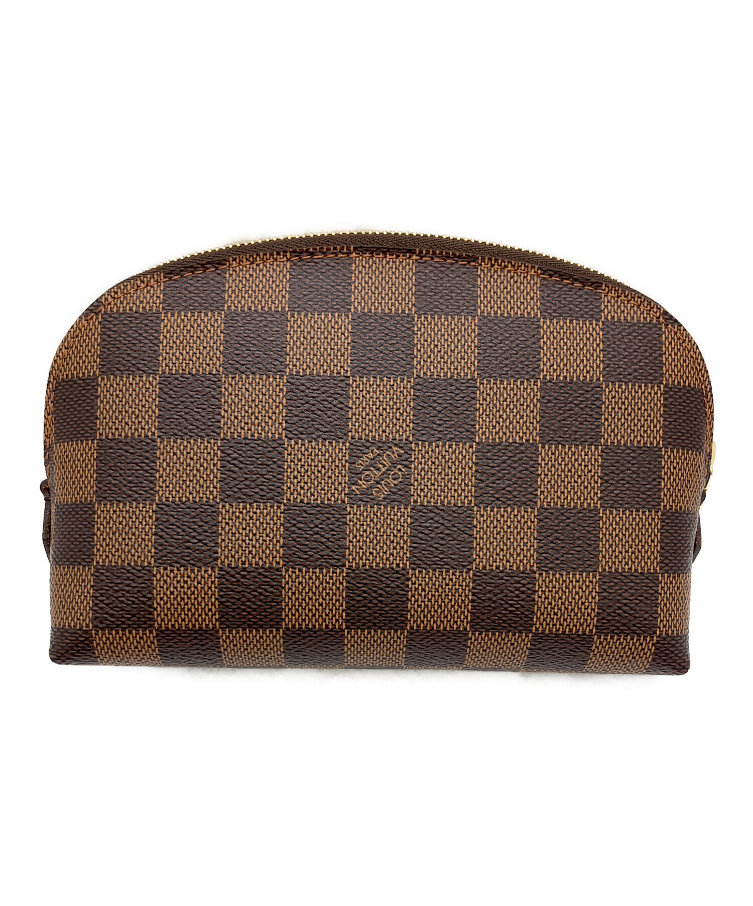 LOUIS VUITTON ダミエポーチ ブラウン/レッド　ノベルティー 中古・古着通販】LOUIS VUITTON (ルイ ヴィトン) ポーチ ダミエ