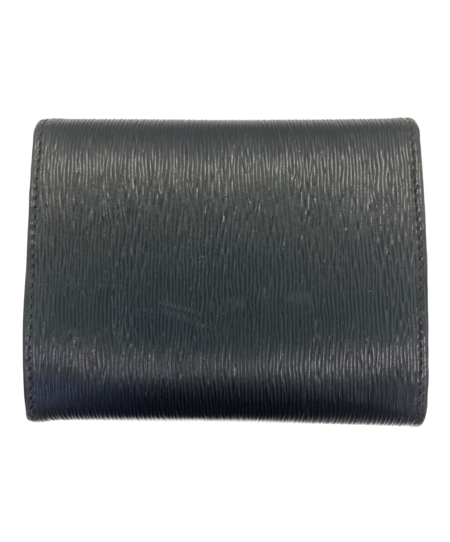 中古・古着通販】PRADA (プラダ) 3つ折り財布 ブラック｜ブランド