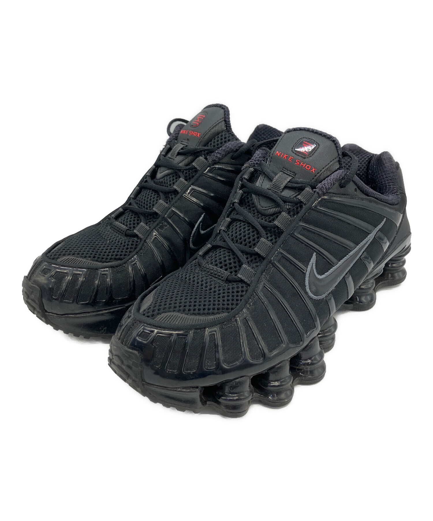 中古・古着通販】NIKE (ナイキ) スニーカー SHOX TL ブラック×レッド 