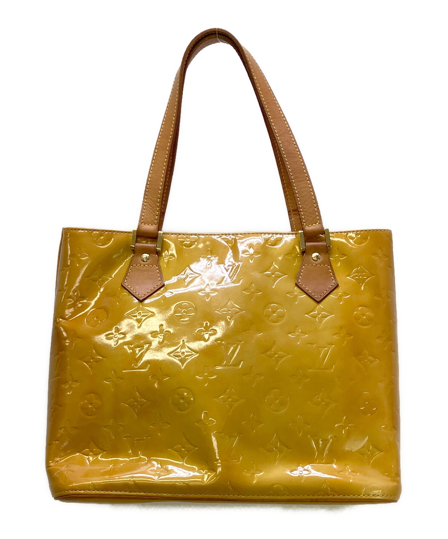 LOUIS VUITTON ヒューストン ヴェルニ トートバッグ 中古・古着通販】LOUIS VUITTON (ルイ ヴィトン) トートバッグ