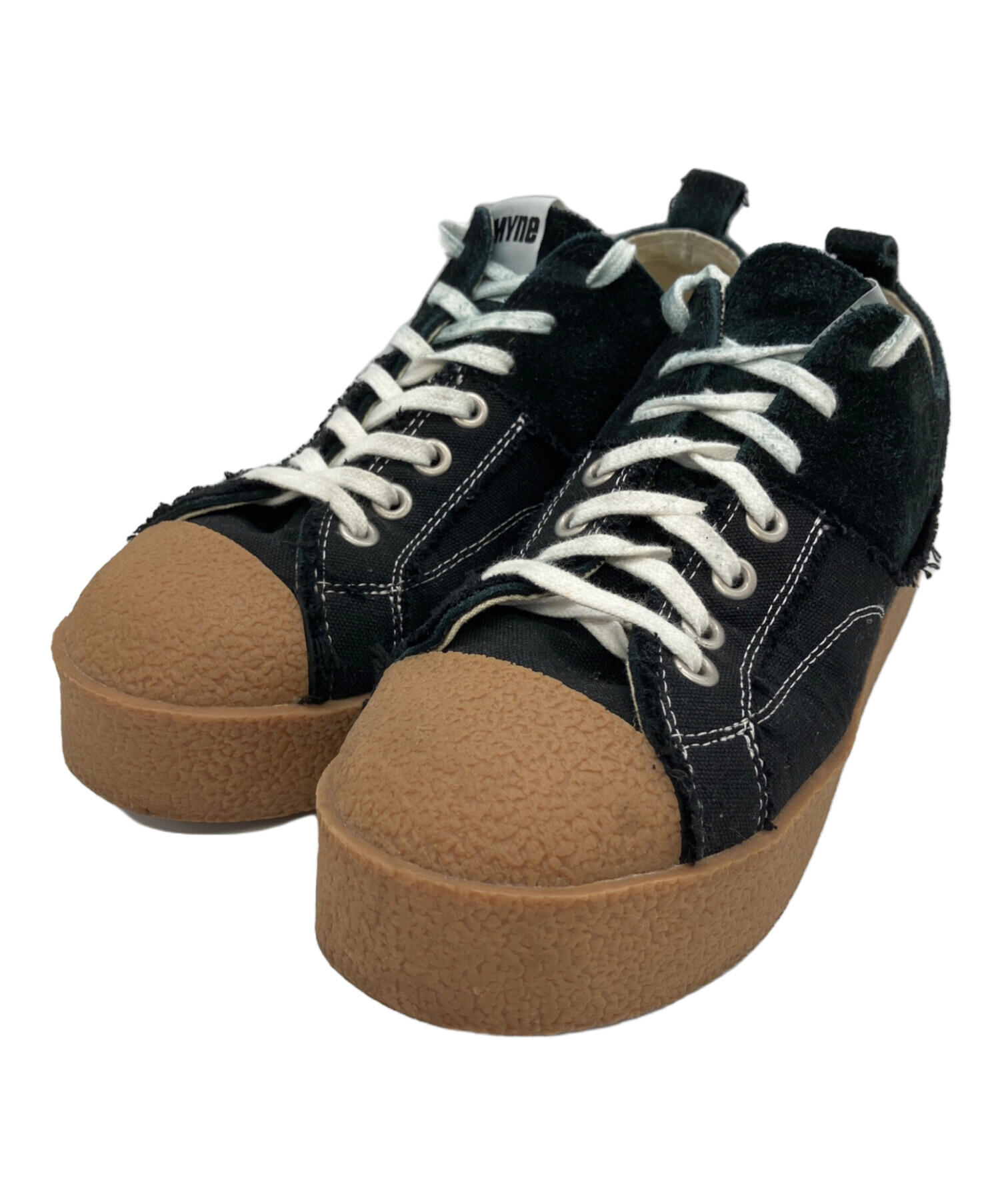 中古・古着通販】MYNE (マイン) Hybrid Sneaker ブラック×ブラウン 