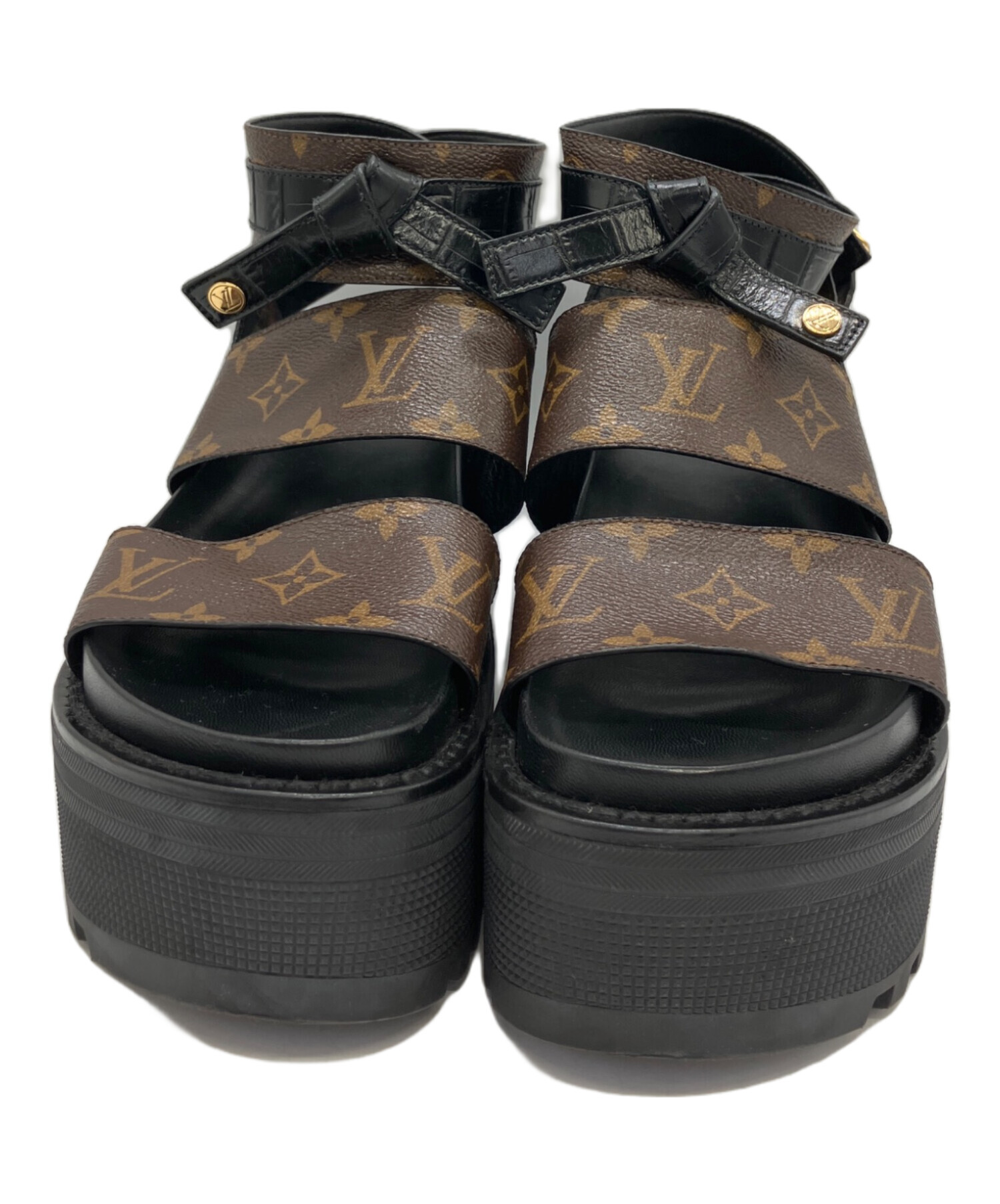 中古・古着通販】LOUIS VUITTON (ルイ ヴィトン) 厚底サンダル