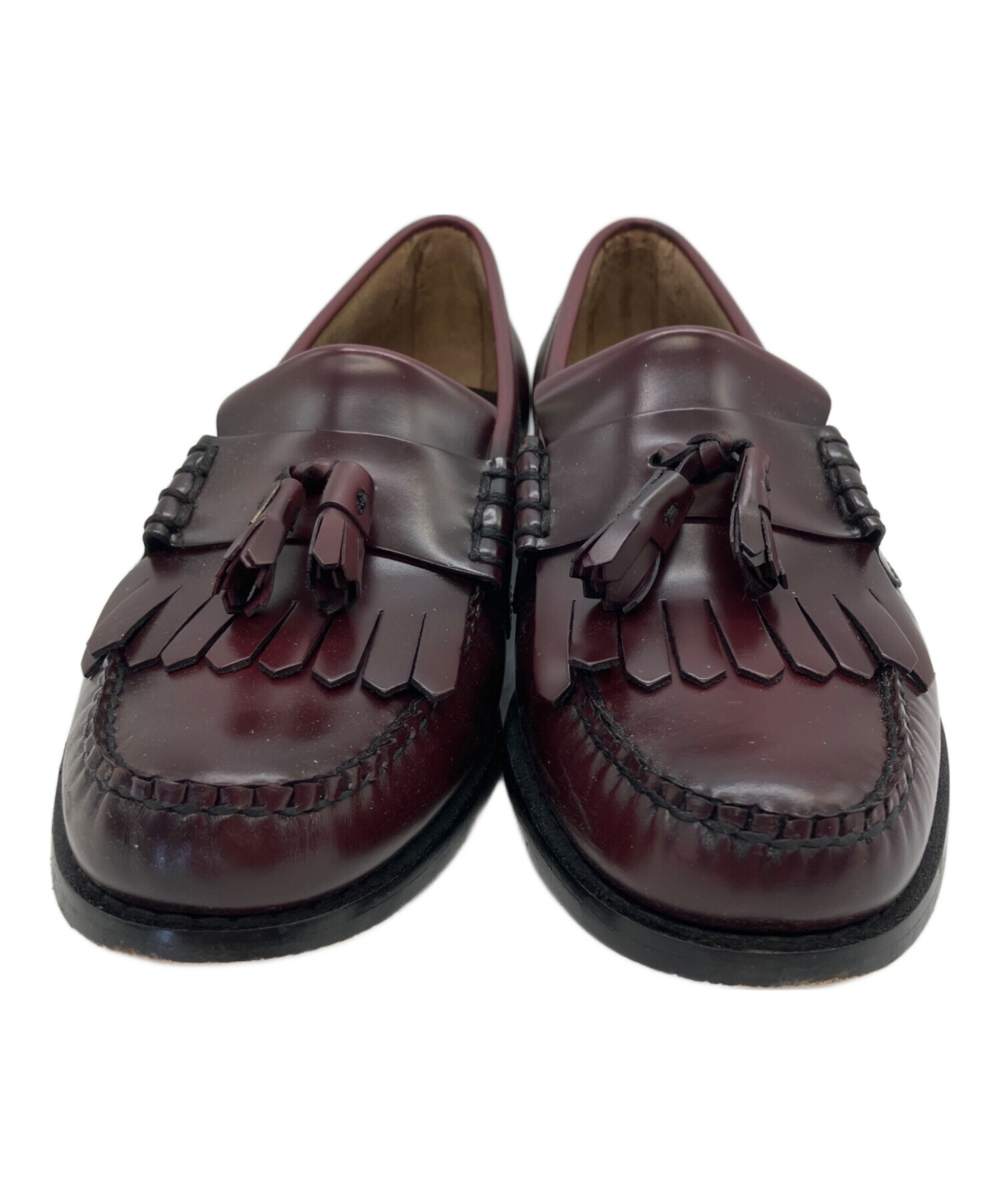 G.H. BASS & CO. バーガンディ ローファー 9.5 D 中古・古着通販】G.H.BASS (ジーエイチバス) ローファー バー
