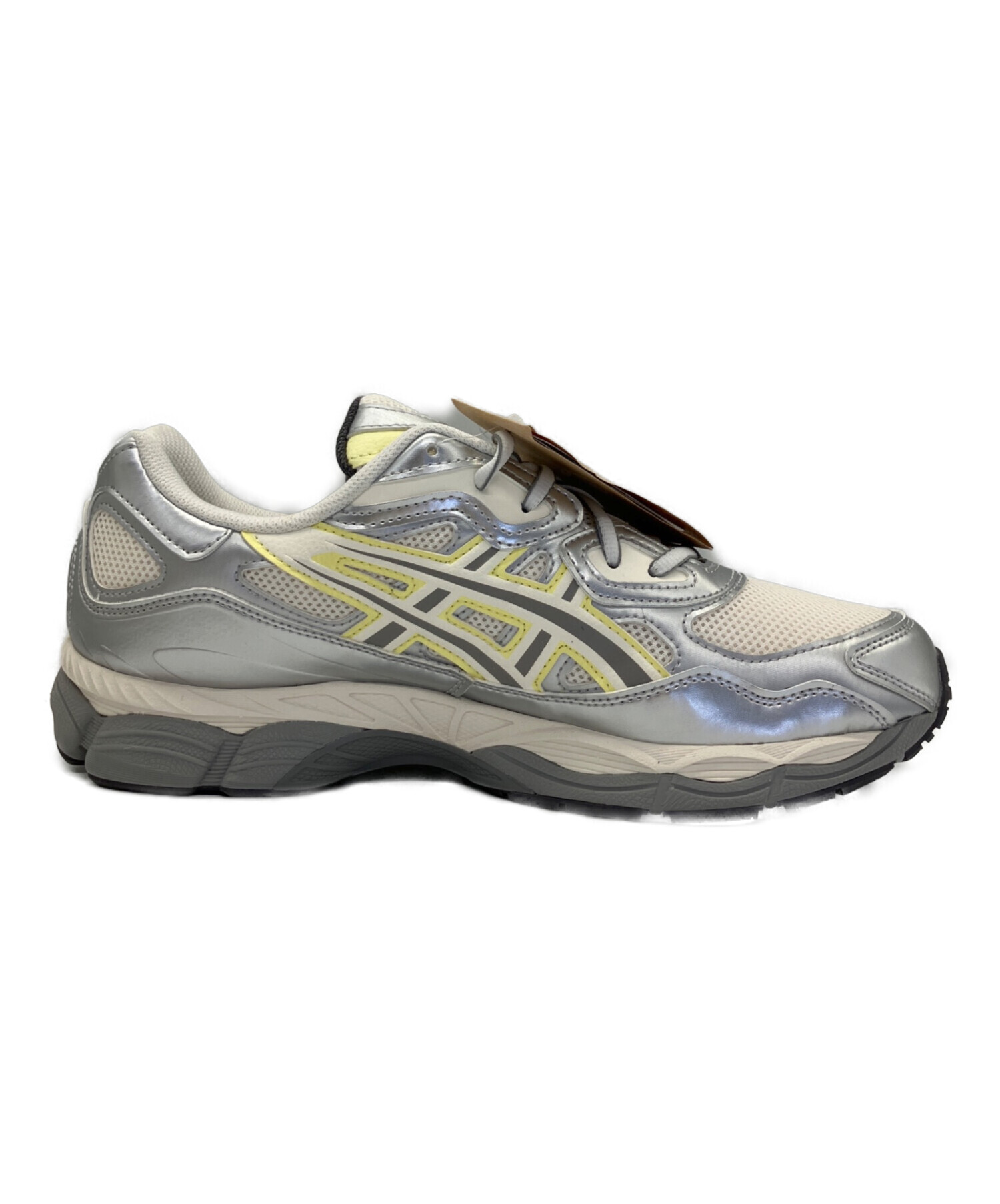 中古・古着通販】asics (アシックス) スニーカー アイボリー×シルバー