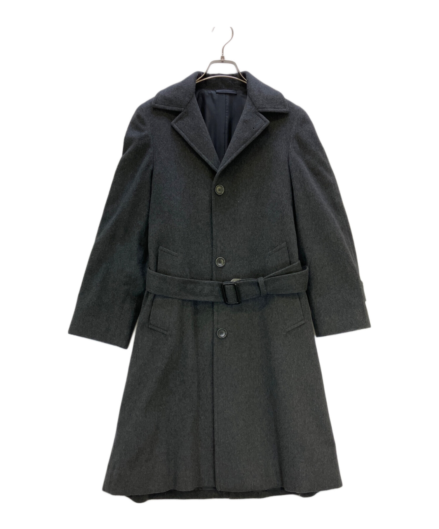 中古・古着通販】De Petrillo (デペトリロ) ウールコート ダークグレー 