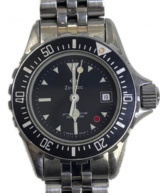サバイバー・シリーズ(中古品) 中古・古着通販】ZODIAC (ゾディアック) ダイバーズウォッチ ブラック