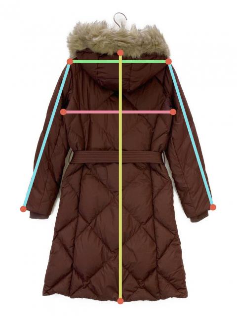 【美品】ラルフローレンスポーツ ベルト付き ダウンジャケット 茶 ダウン80% 中古・古着通販】LAUREN RALPH LAUREN (ローレン ラルフ ローレン