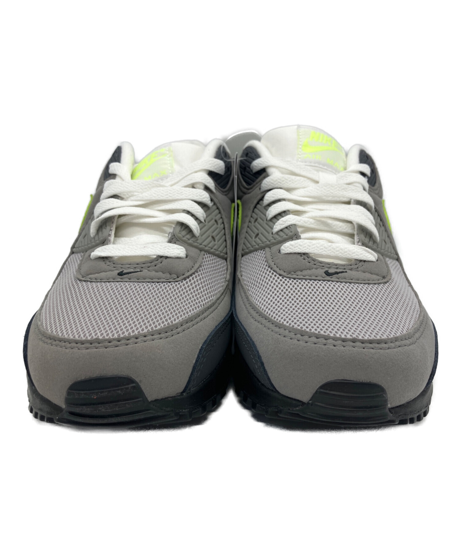 中古・古着通販】NIKE (ナイキ) スニーカー Air Max 90 グレー×黄緑