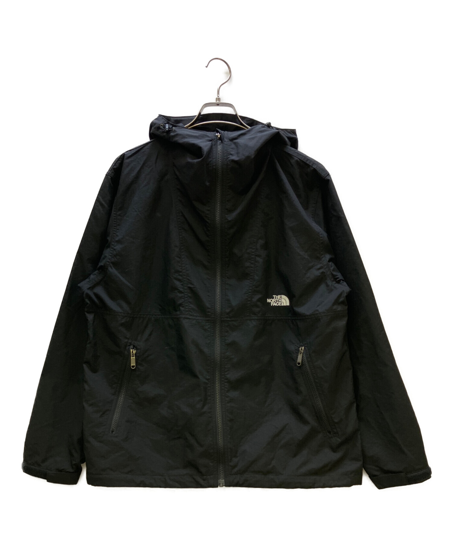 【古着】THE NORTH FACE ブラック ナイロンジャケット M 中古・古着通販】THE NORTH FACE (ザ ノース フェイス) コンパクト