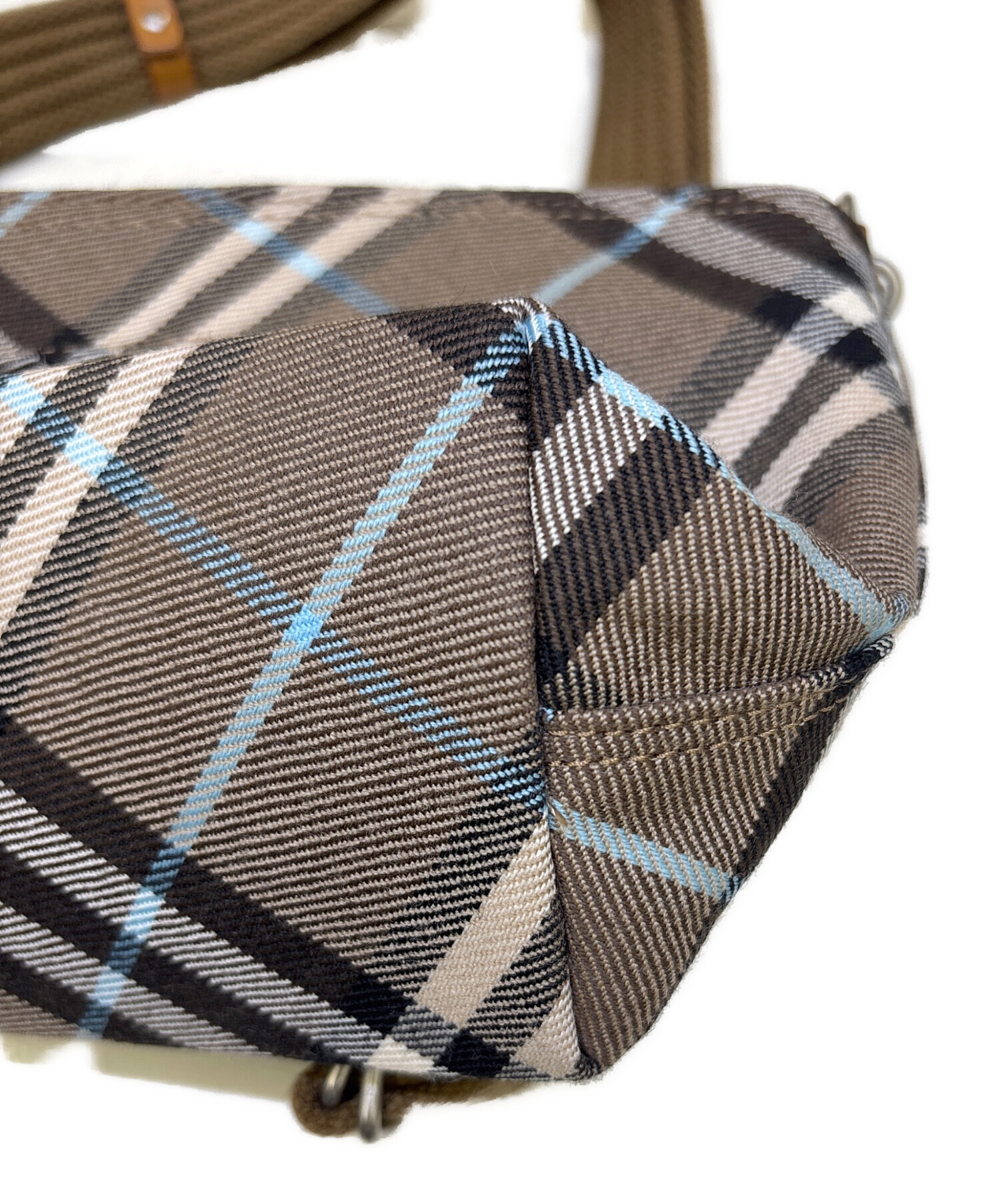 バーバリー　ブルーレーベル　ベージュ ハンドバッグ　ショルダーバッグ　2way 中古・古着通販】BURBERRY BLUE LABEL (バーバリー ブルー レーベル