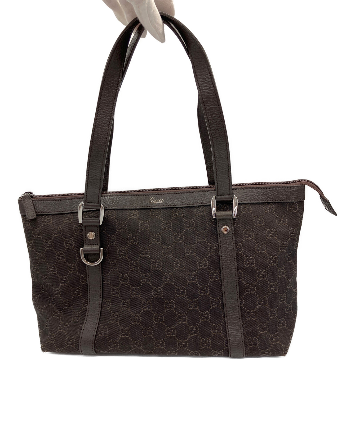 中古・古着通販】GUCCI (グッチ) ハンドバッグ アビーライン ブラウン 