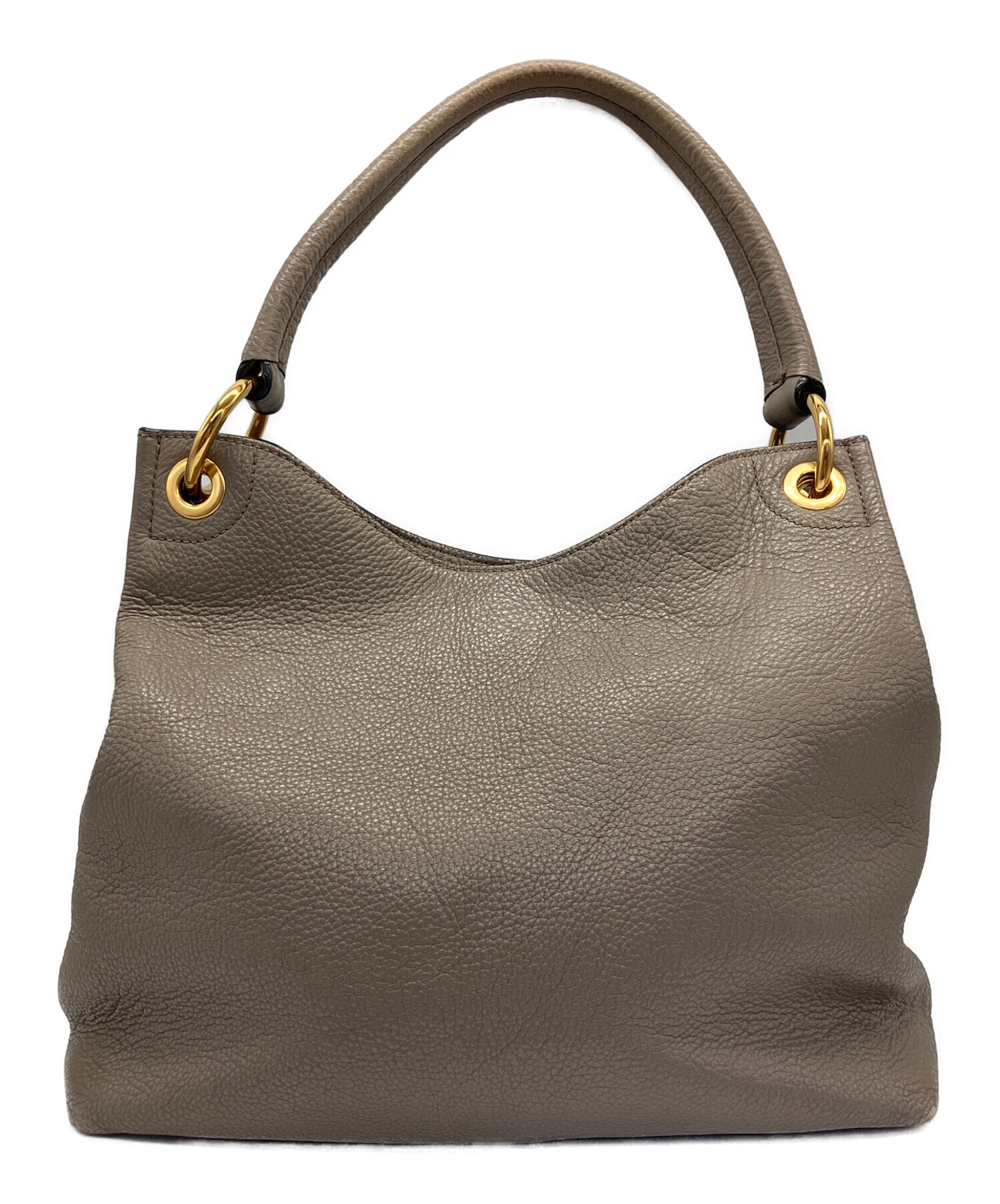 PRADA メタルハンドル ワンショルダーバッグ 中古・古着通販】PRADA