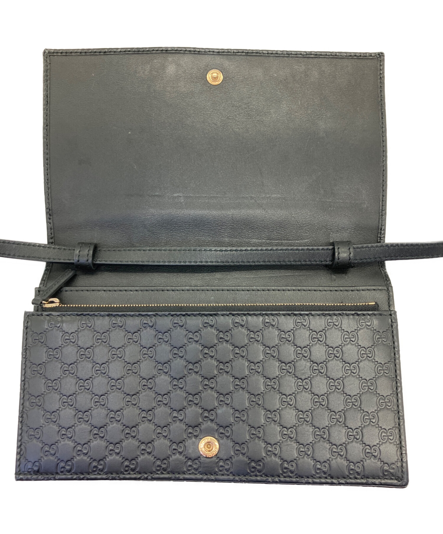 中古・古着通販】GUCCI (グッチ) ショルダーウォレット GG マイクロ 