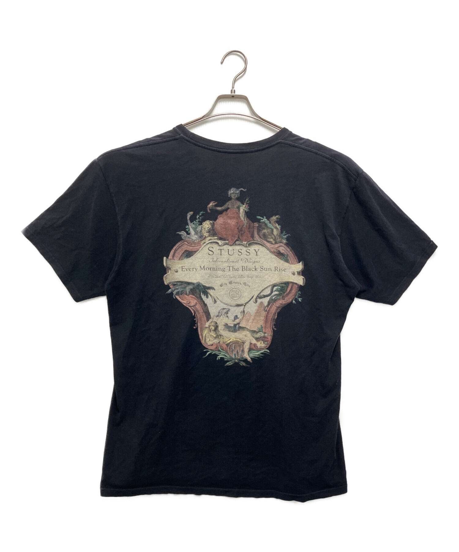 中古・古着通販】stussy (ステューシー) 半袖カットソー ブラック