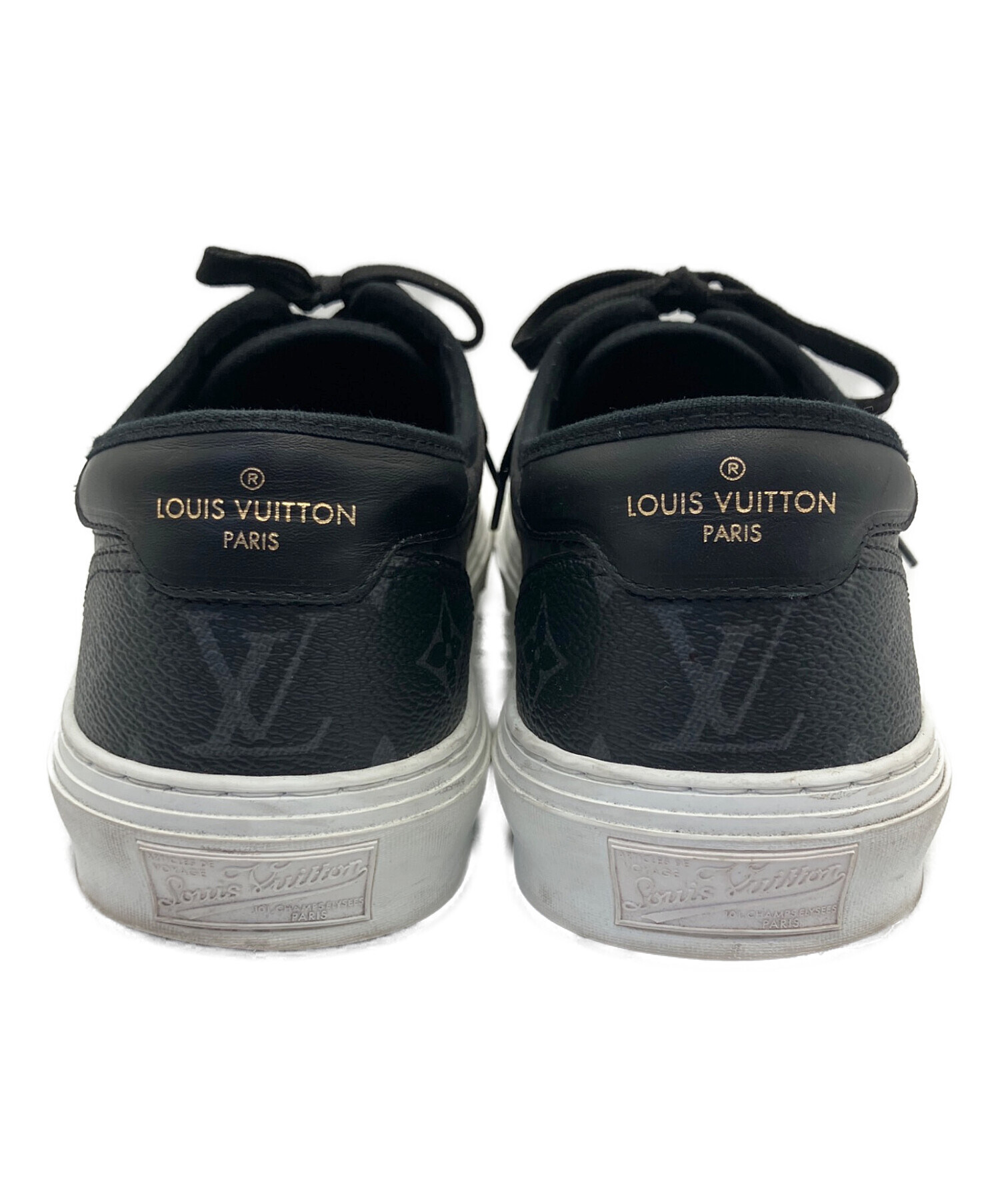 Louis Vuitton ブラック スニーカー 中古・古着通販】LOUIS VUITTON (ルイ ヴィトン) スニーカー ブラック