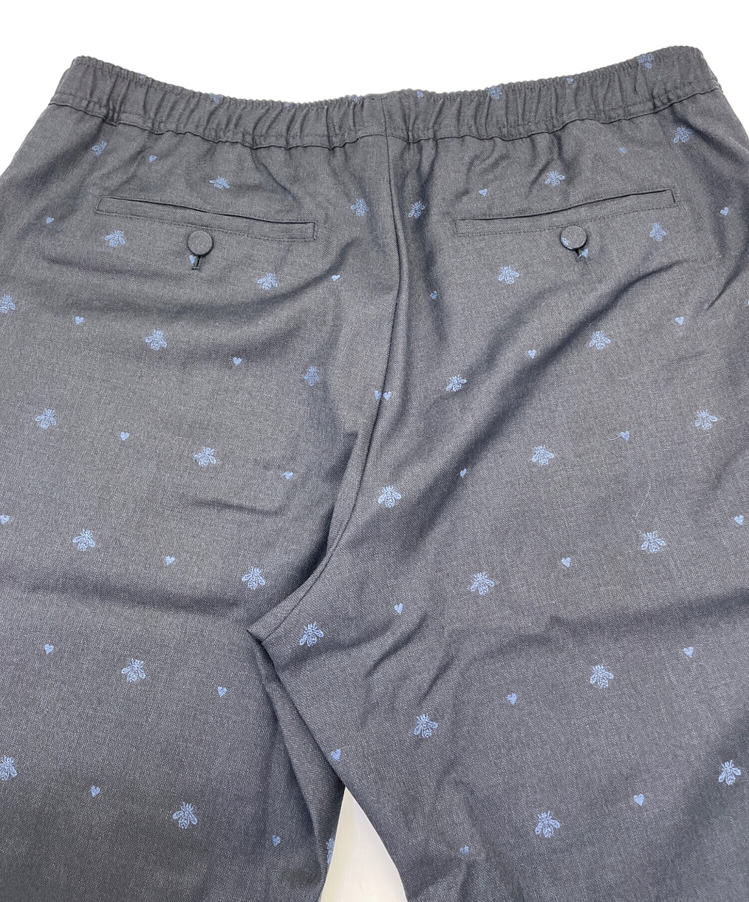 中古・古着通販】GUCCI (グッチ) イージーパンツ ネイビー サイズ