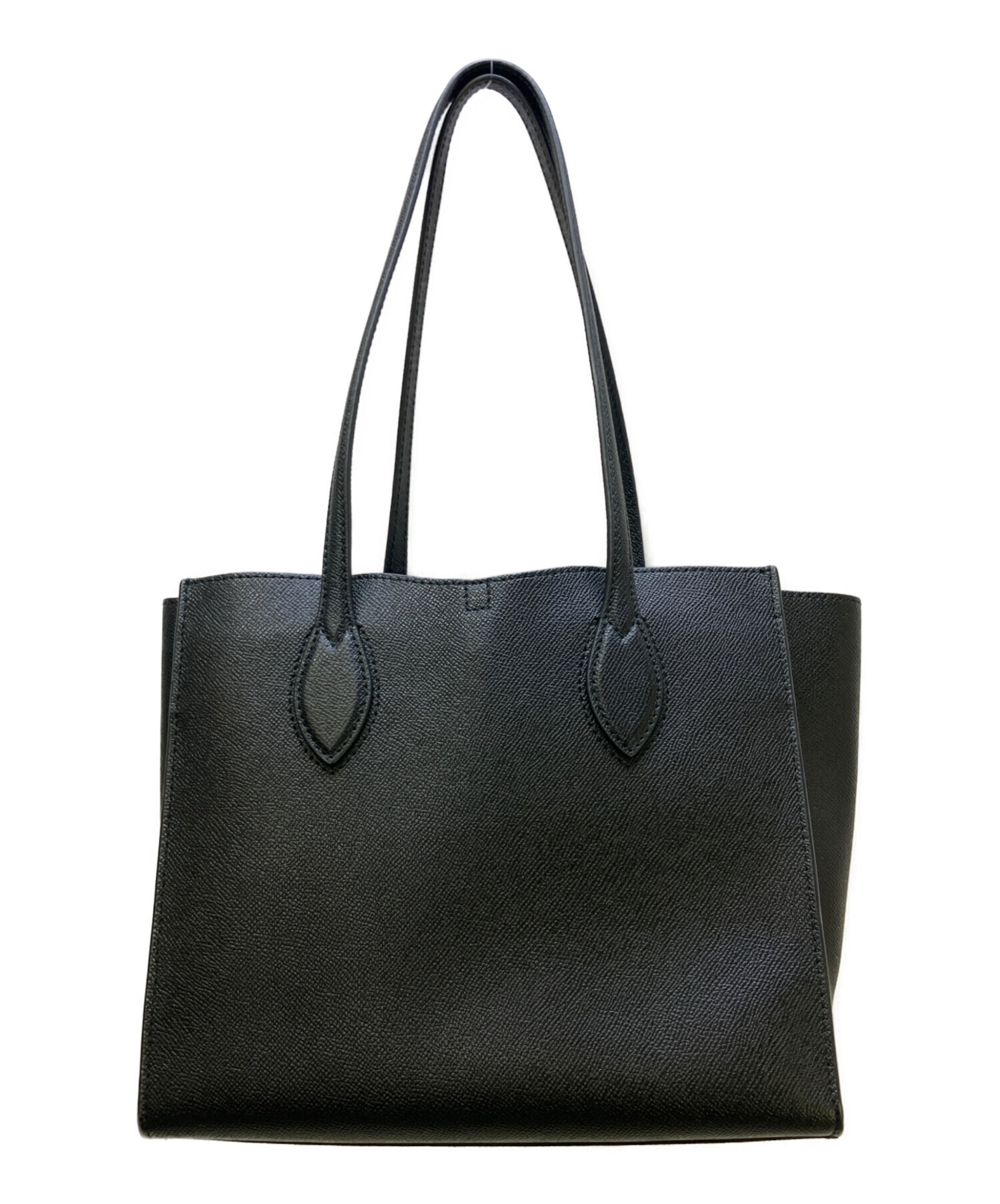 FURLA　フルラ　本革　トートバッグ　カレッジ　黒【中古】 中古・古着通販】FURLA (フルラ) トートバッグ ブラック｜ブランド
