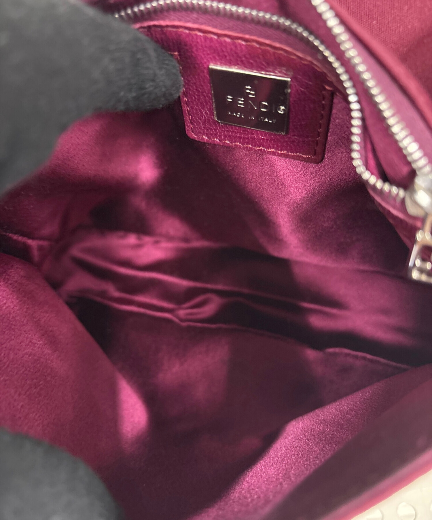 レア◆FENDI フェンディ キルティング ショルダーバッグ ピンク 中古・古着通販】FENDI (フェンディ) ショルダーバッグ マンマバケット