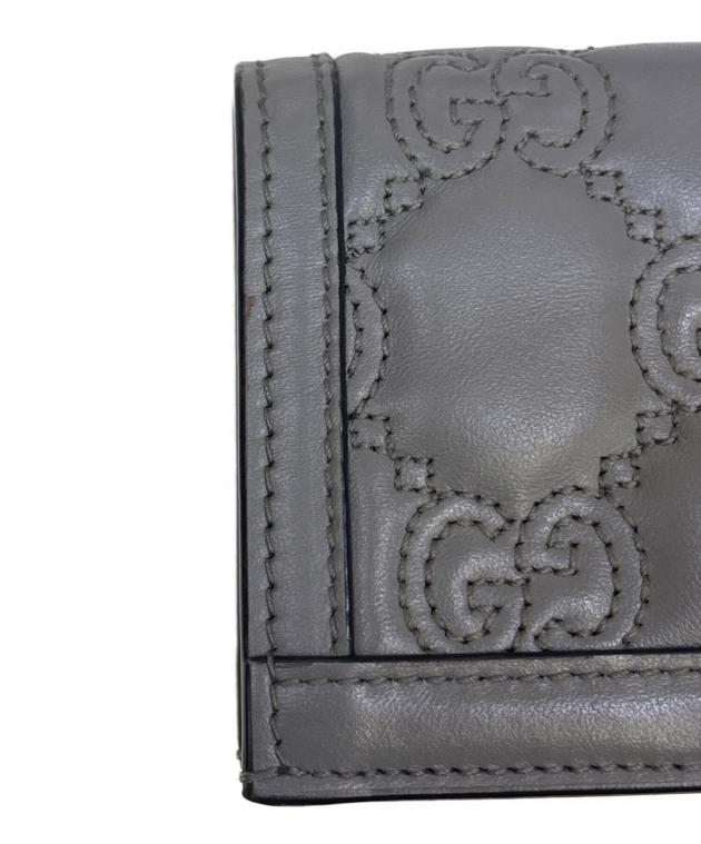 中古・古着通販】GUCCI (グッチ) コンパクトウォレット GGマトラッセ