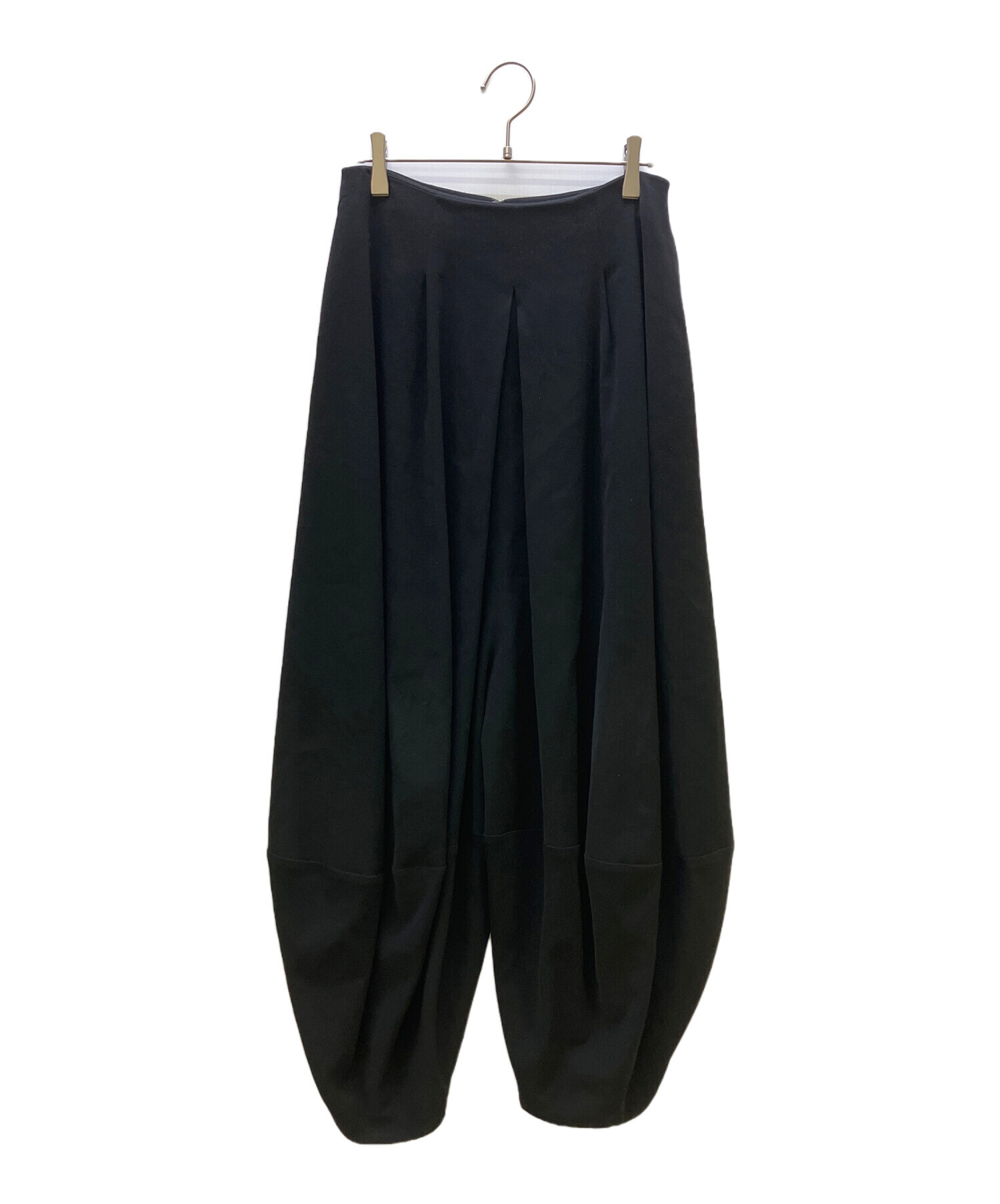 中古・古着通販】ENFOLD (エンフォルド) ハーレムパンツ ブラック