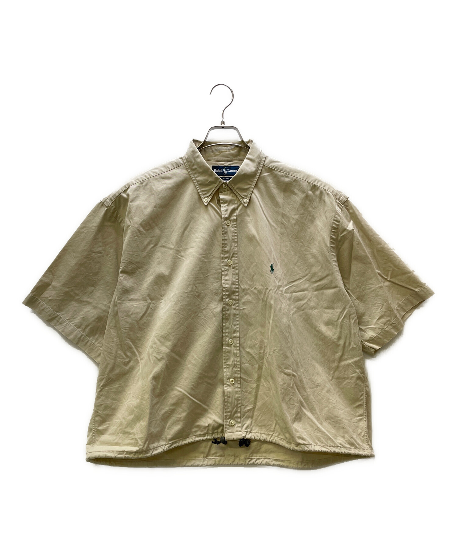 中古・古着通販】RALPH LAUREN (ラルフローレン) 半袖シャツ ベージュ
