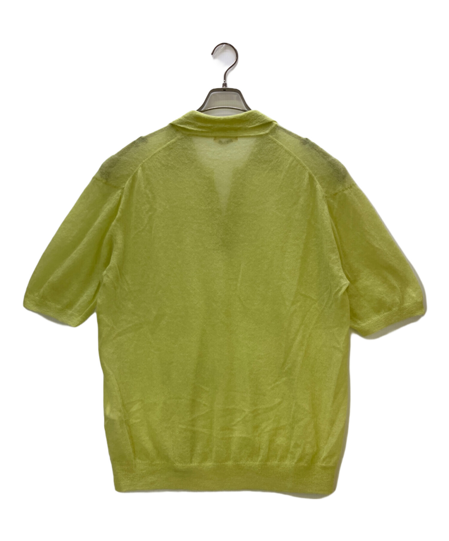 中古・古着通販】AURALEE (オーラリー) ポロシャツ KID MOHAIR SHEER