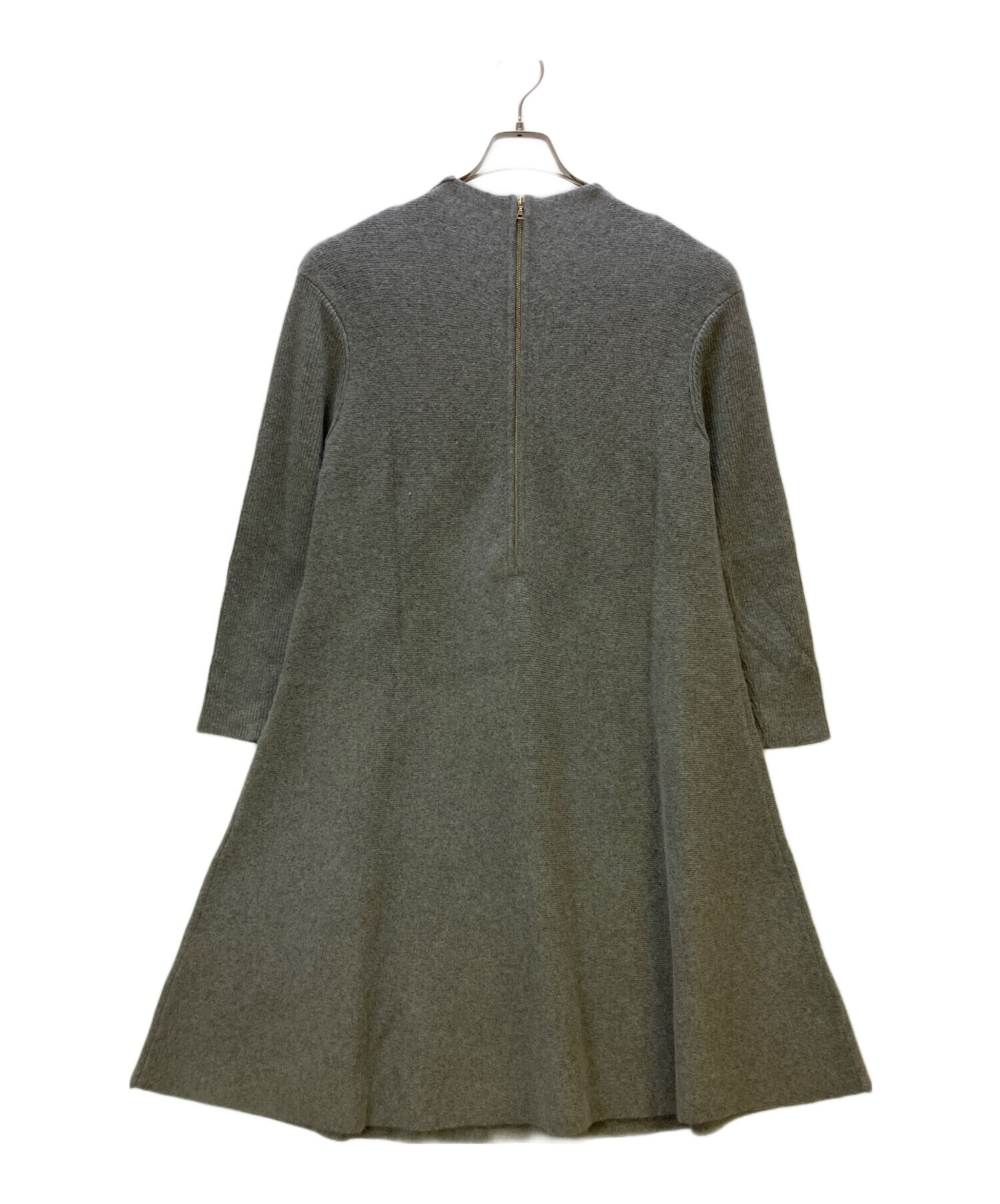 中古・古着通販】ADORE (アドーア) ニットワンピース グレー サイズ:38