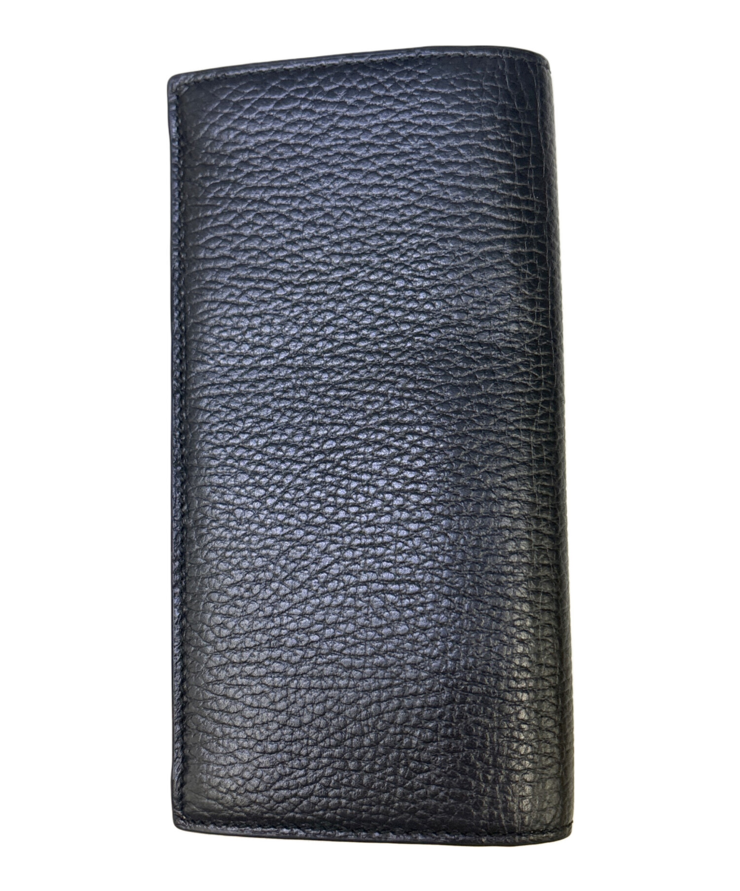 中古・古着通販】GUCCI (グッチ) 長財布 インターロッキングG ブラック