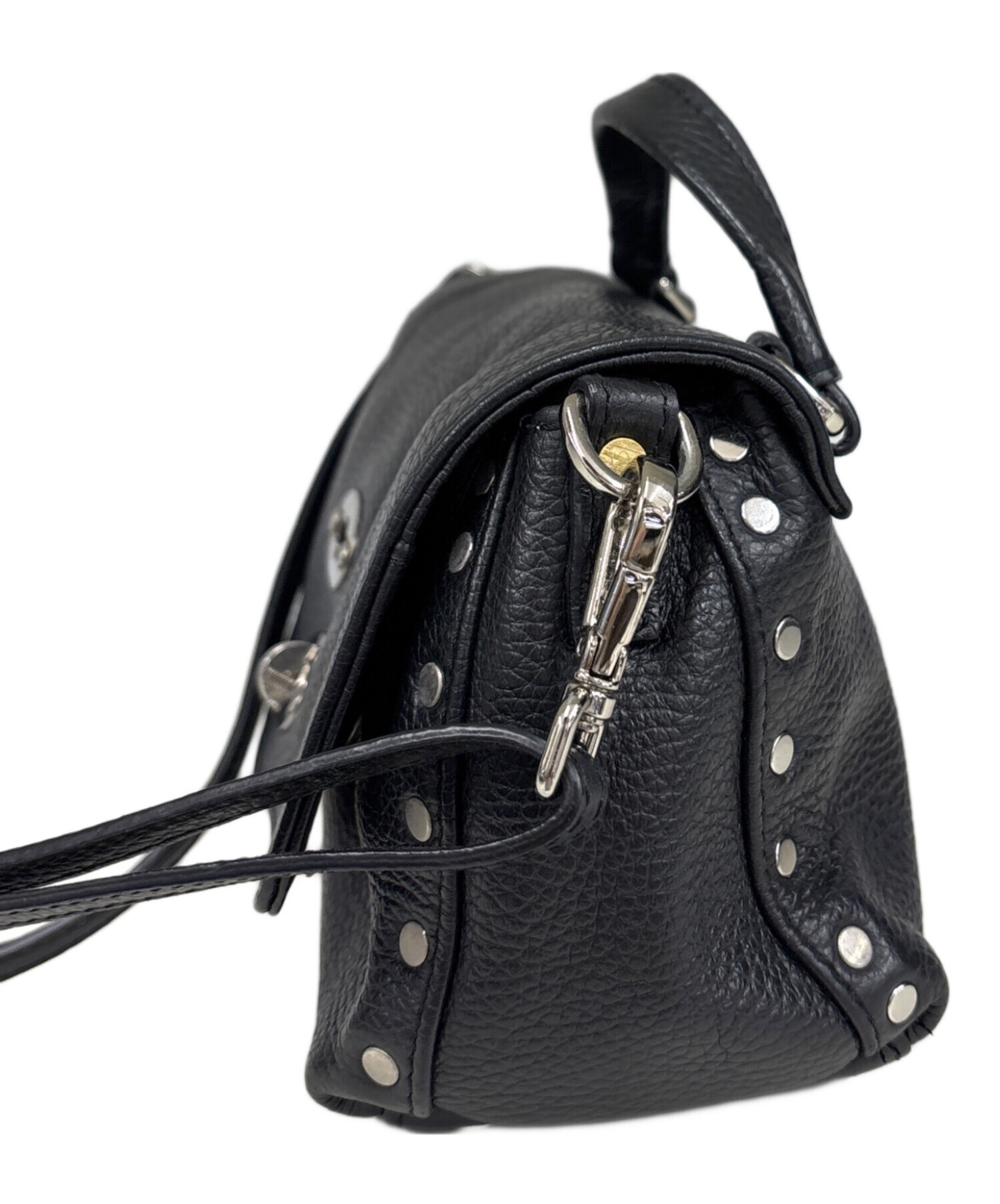 ZANELLATO ザネラート バッグ（その他） - 黒 【古着】【中古】 中古・古着通販】ZANELLATO (ザネラート) ショルダーバッグ ブラック